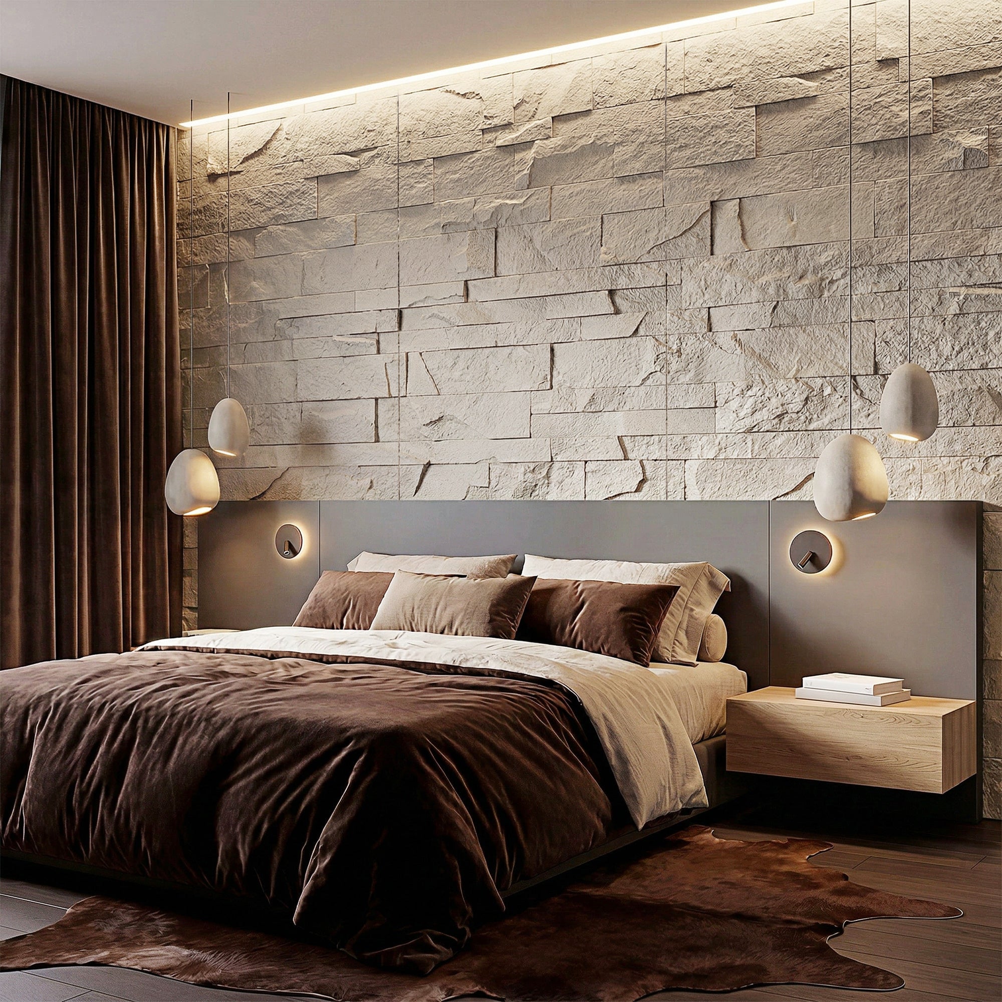 8-Pack 3D Faux Stone Wall Panels, Lightweight Polyurethane Panels for Interior and Exterior Accent Walls, Water-Resistant, 4' x 2', Cover 61.8 Sq.Ft., 0.8" Thick, Light Gray