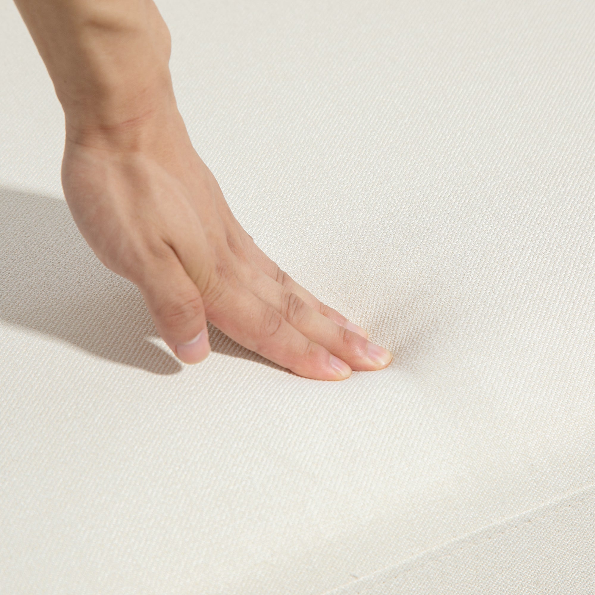 HOMCOM Changeable Sectional Sofa with Changeable Chaise Lounge, Modern Sectional Couch with Pillows, Wooden Legs, L-Shape Corner Sofa for Living Room, Cream White