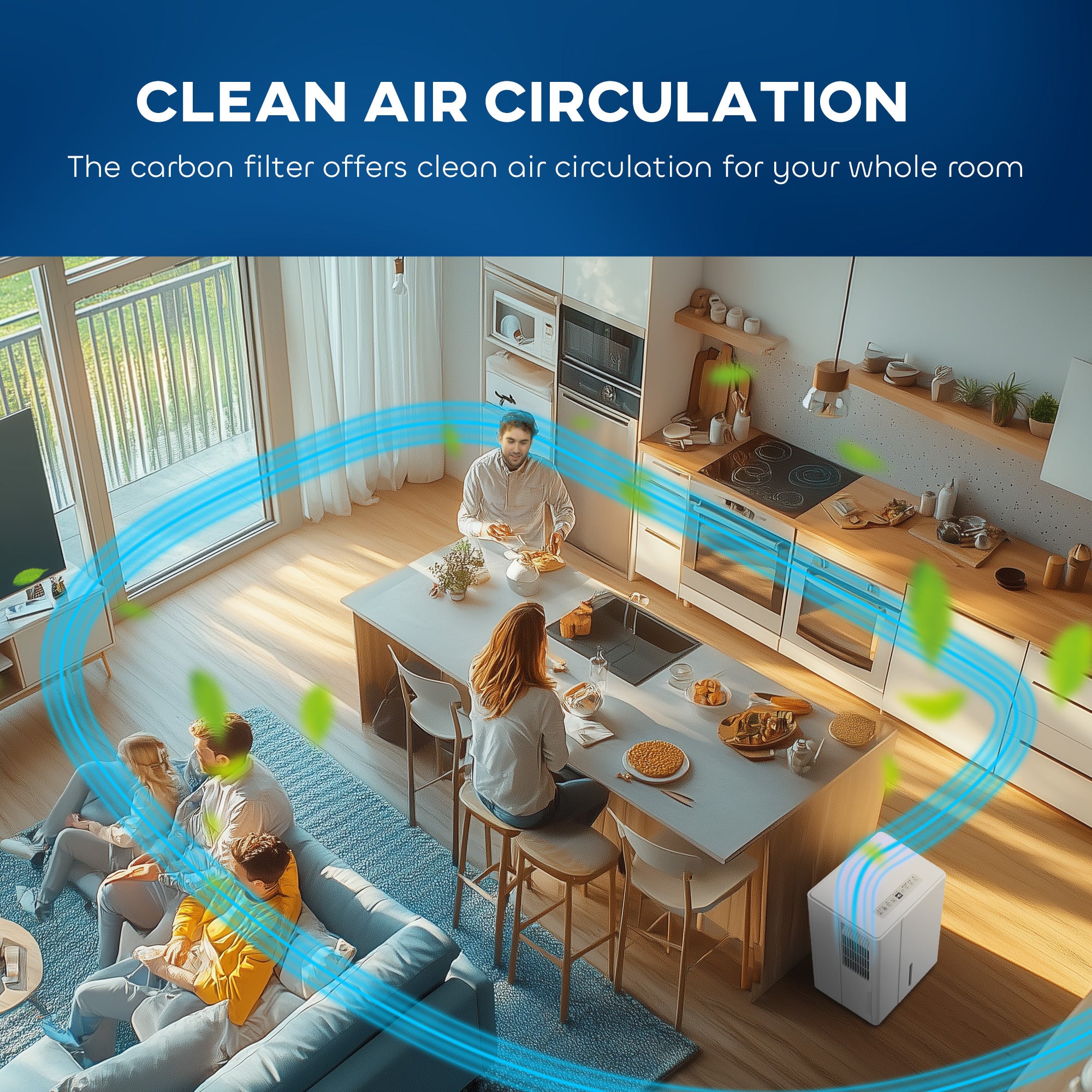 HOMCOM 30L/Day Dehumidifier with Activated Carbon Air Filter, Continuous Drainage, 4.7L Water Tank, 24H Timer, Dehumidifier for Home Damp, Bedroom, Condensation, Mould, Laundry Drying