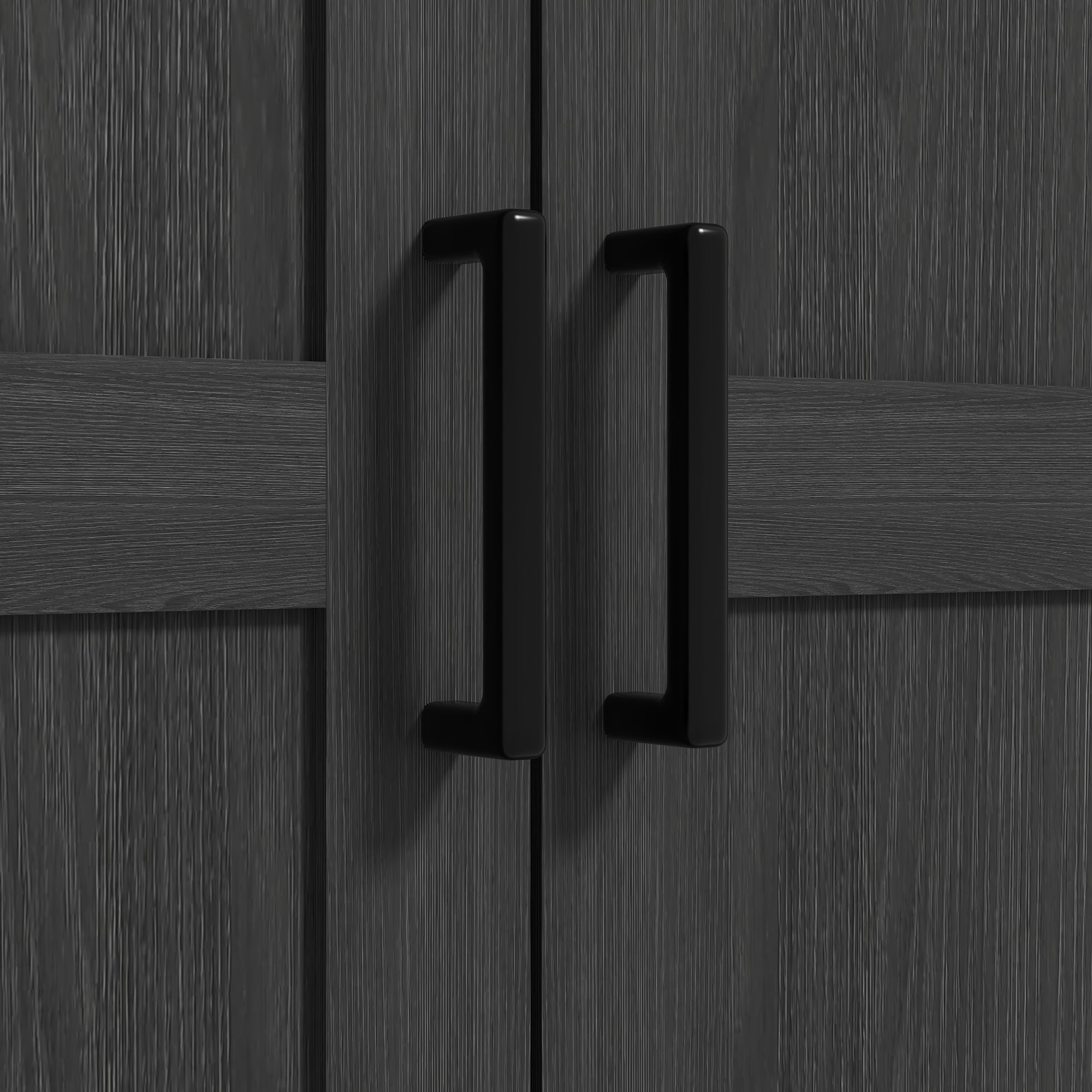 69" Tall Kitchen Storage Cabinet with Adjustable Shelves, Black - HOMCOM