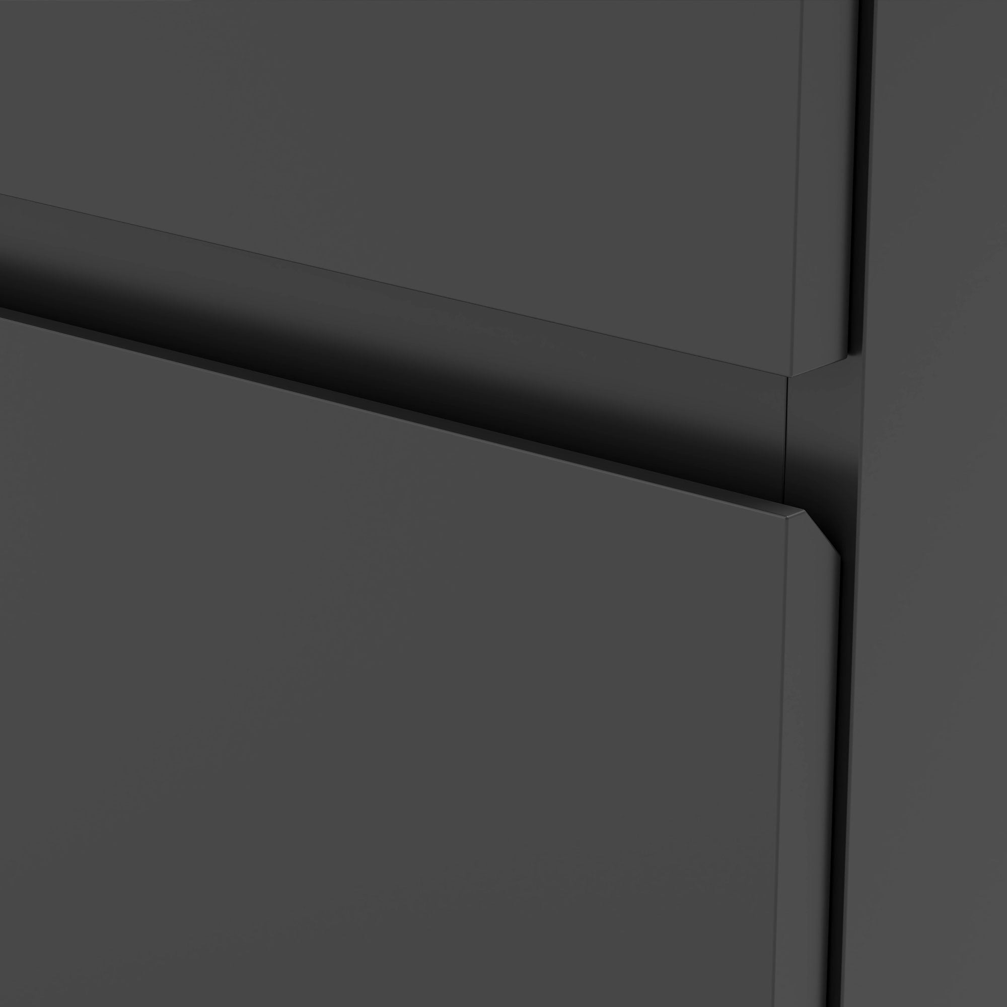 HOMCOM Chest of Drawer, 4 Drawers Storage Cabinet Freestanding Drawer Unit for Bedroom, Black