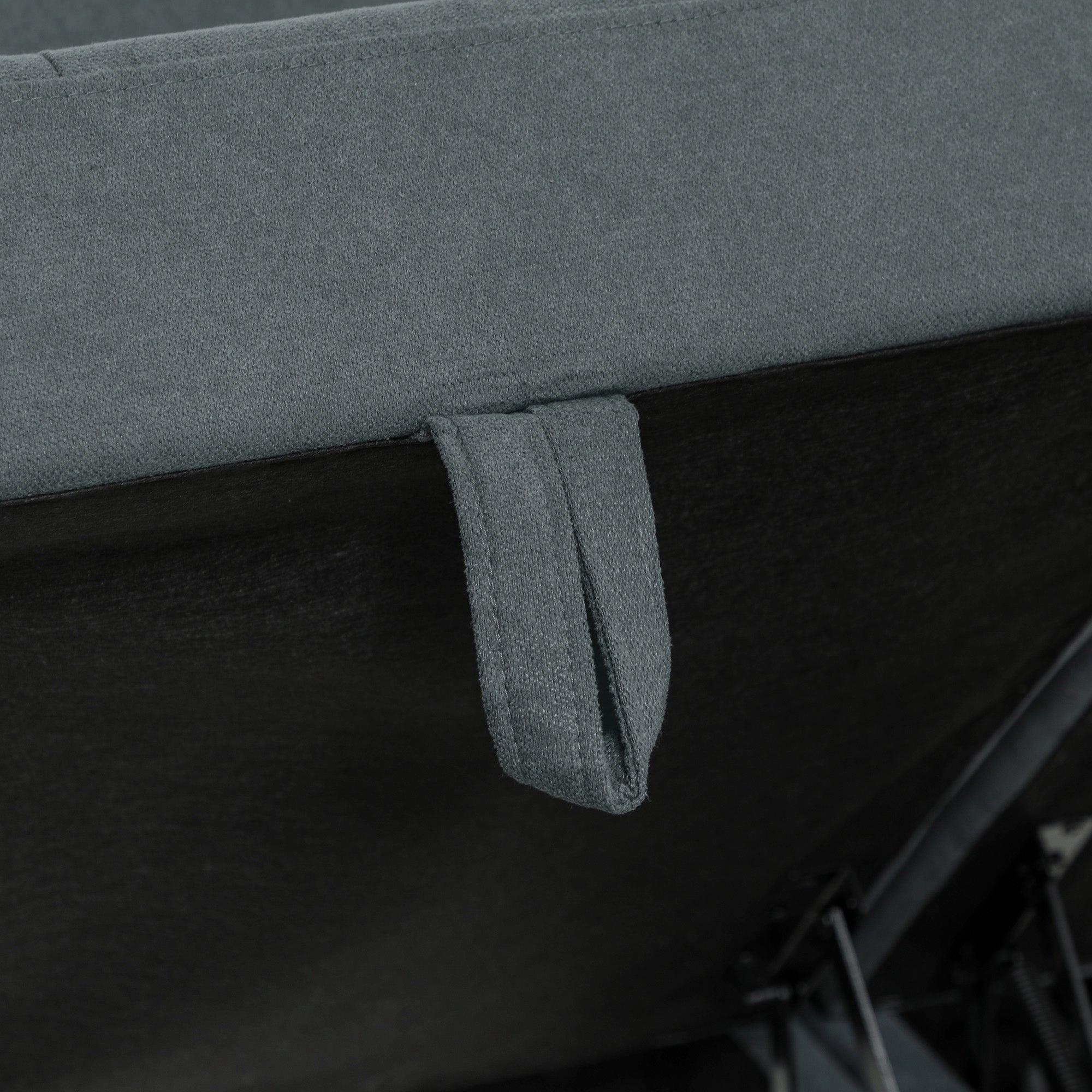 HOMCOM Convertible Modular Sectional Sofa with Storage, Tufted 3 Seater Sofa Set, L Shaped Sofa Couch with Ottoman, Wood Frame for Living Room, Dark Grey