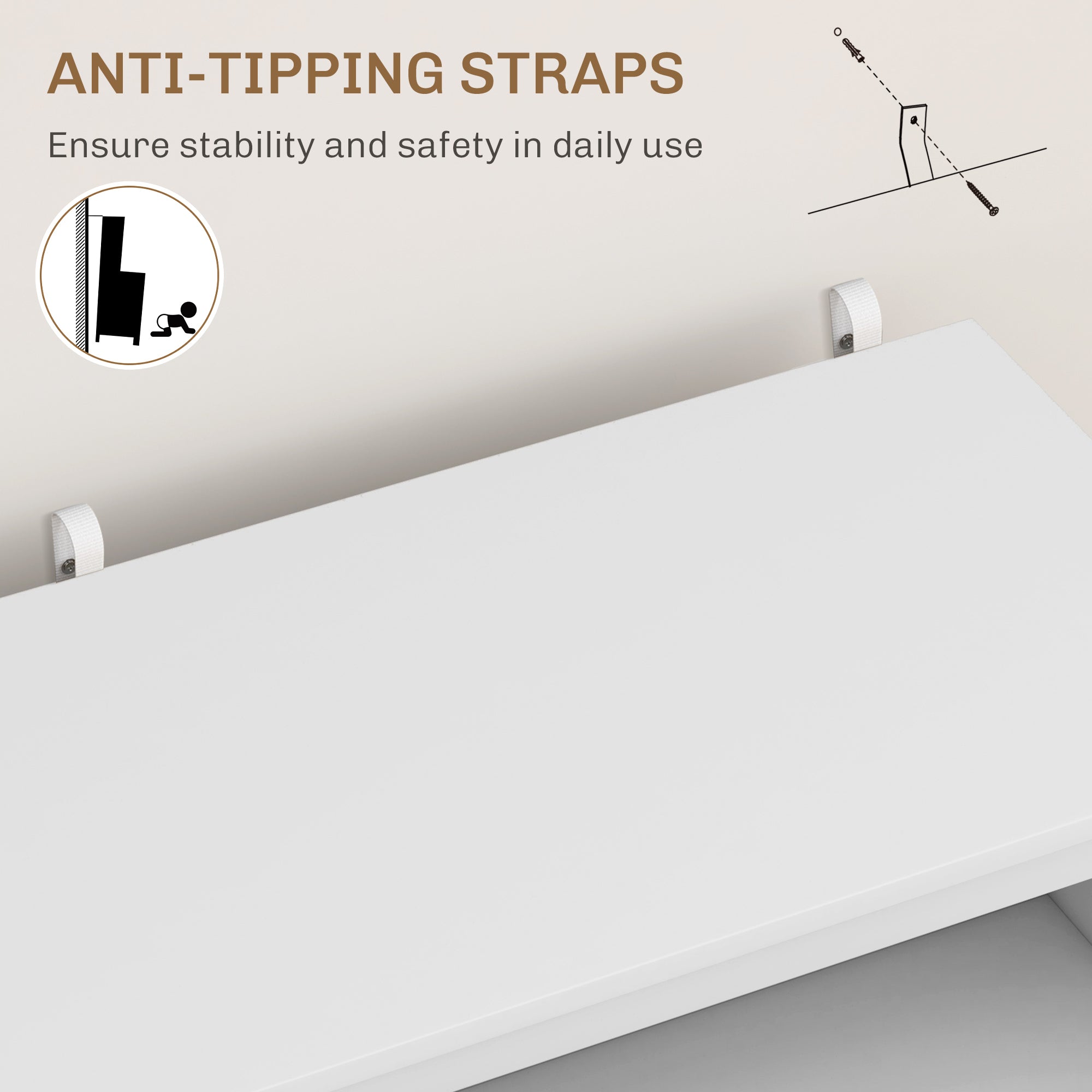 HOMCOM Storage Cabinet, Sideboard Buffet Cabinet with Drawer, Coffee Bar with Double Doors and Adjustable Shelf, White
