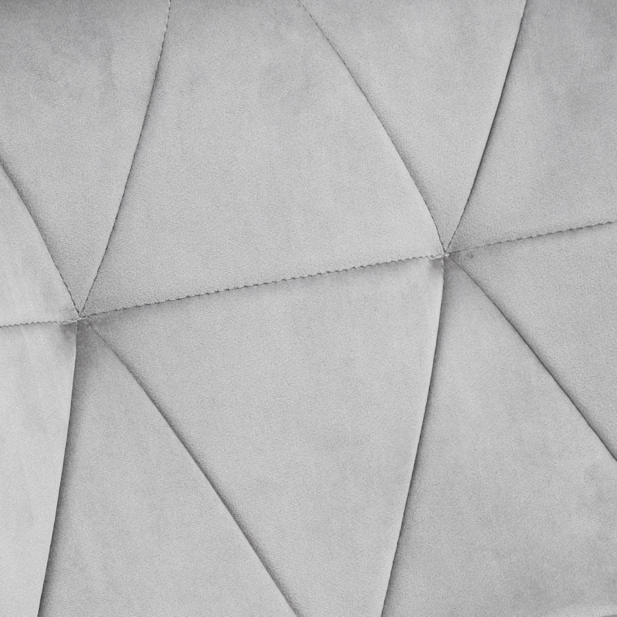 HOMCOM Bar Stools Set Of 2, Luxurious Velvet-Touch Barstools with Metal Frame Footrest Round Base Triangle Indenting Moulded Seat Adjustable Height Swivel Grey