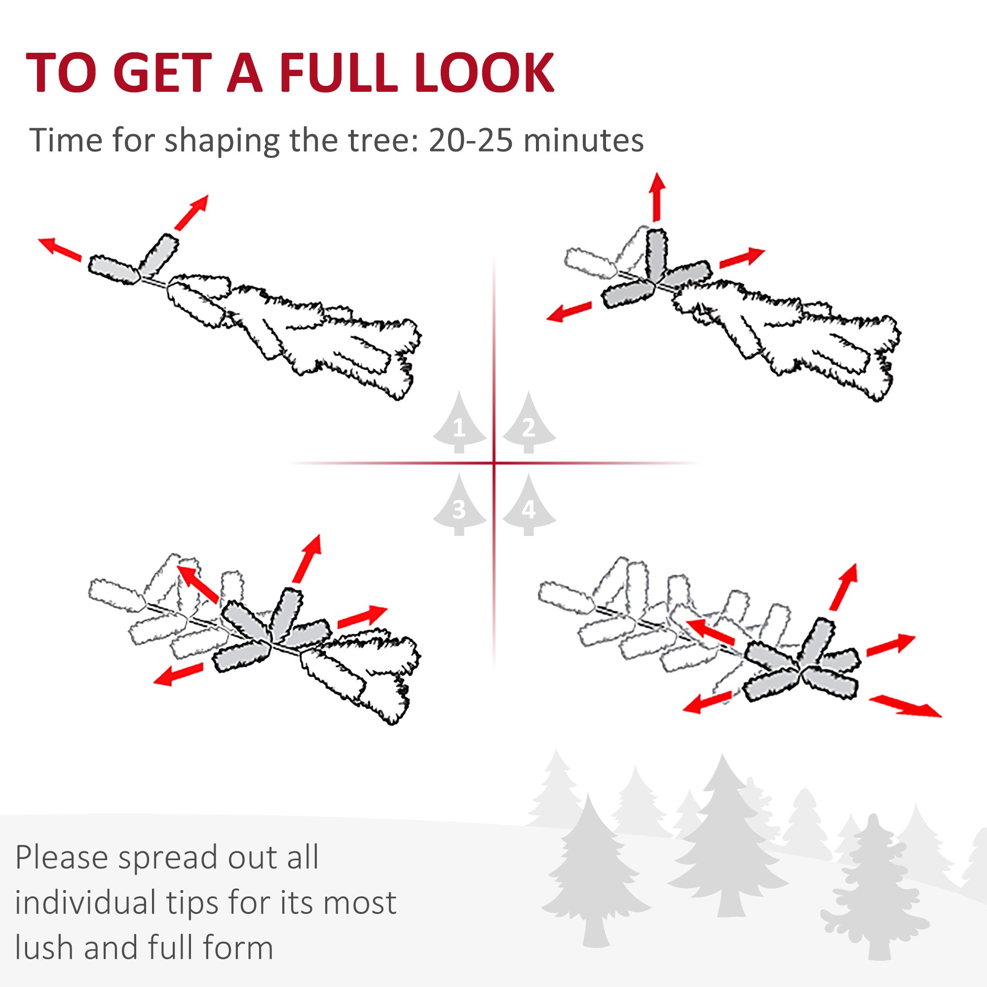 6' Unlit Pencil Fir Artificial Tree with Realistic Branches & Steel Base, Pink & White