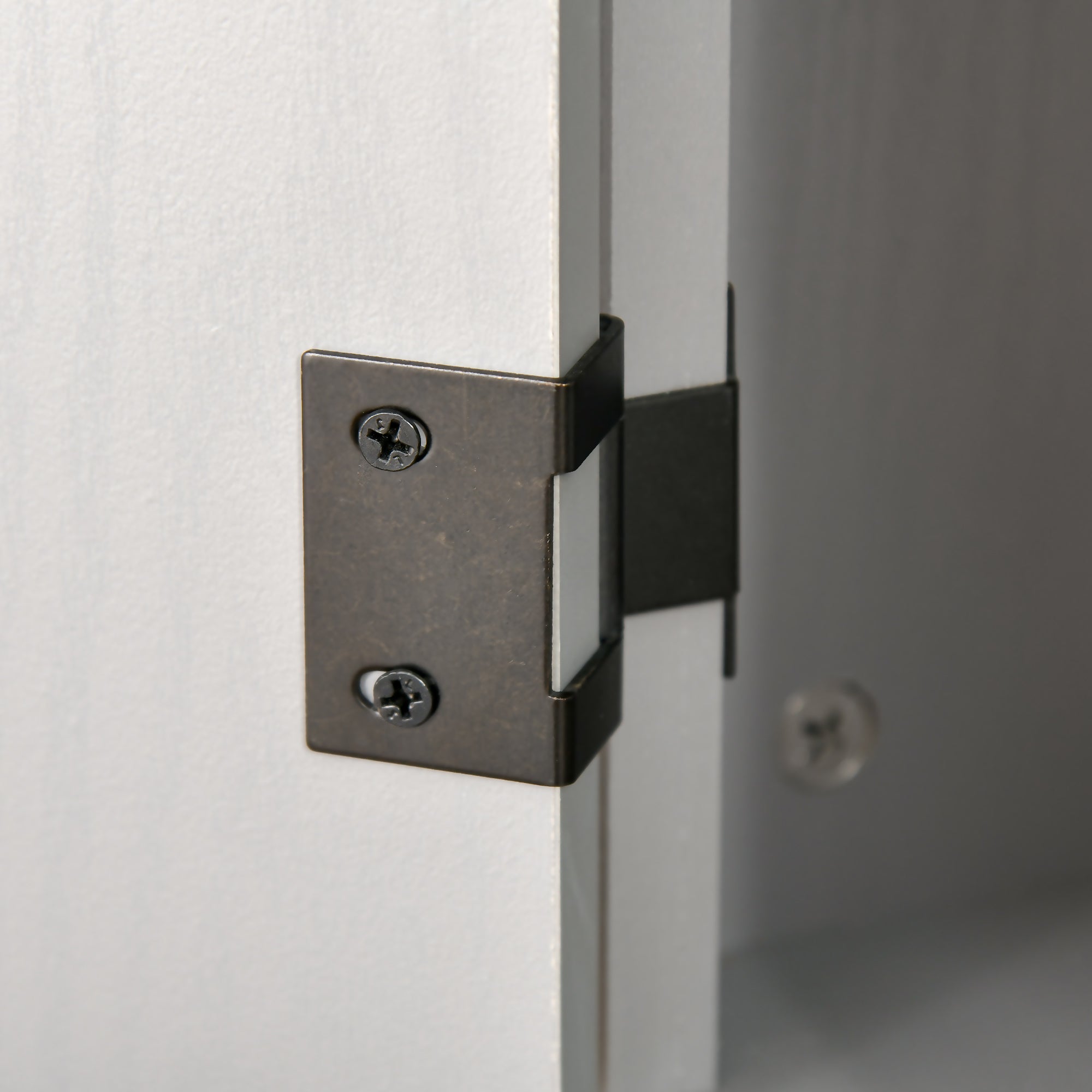 Computer Desk with Hutch Home Office Desk with Storage Cabinet Light Grey