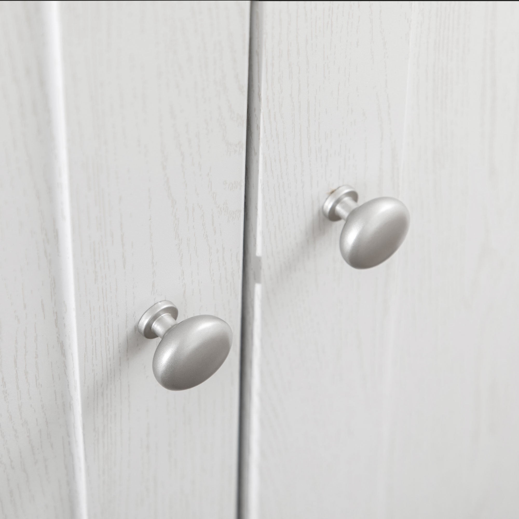 Kitchen Pantry Storage Cabinet, Freestanding Cupboard w/ 2 Doors Adjustable Shelves