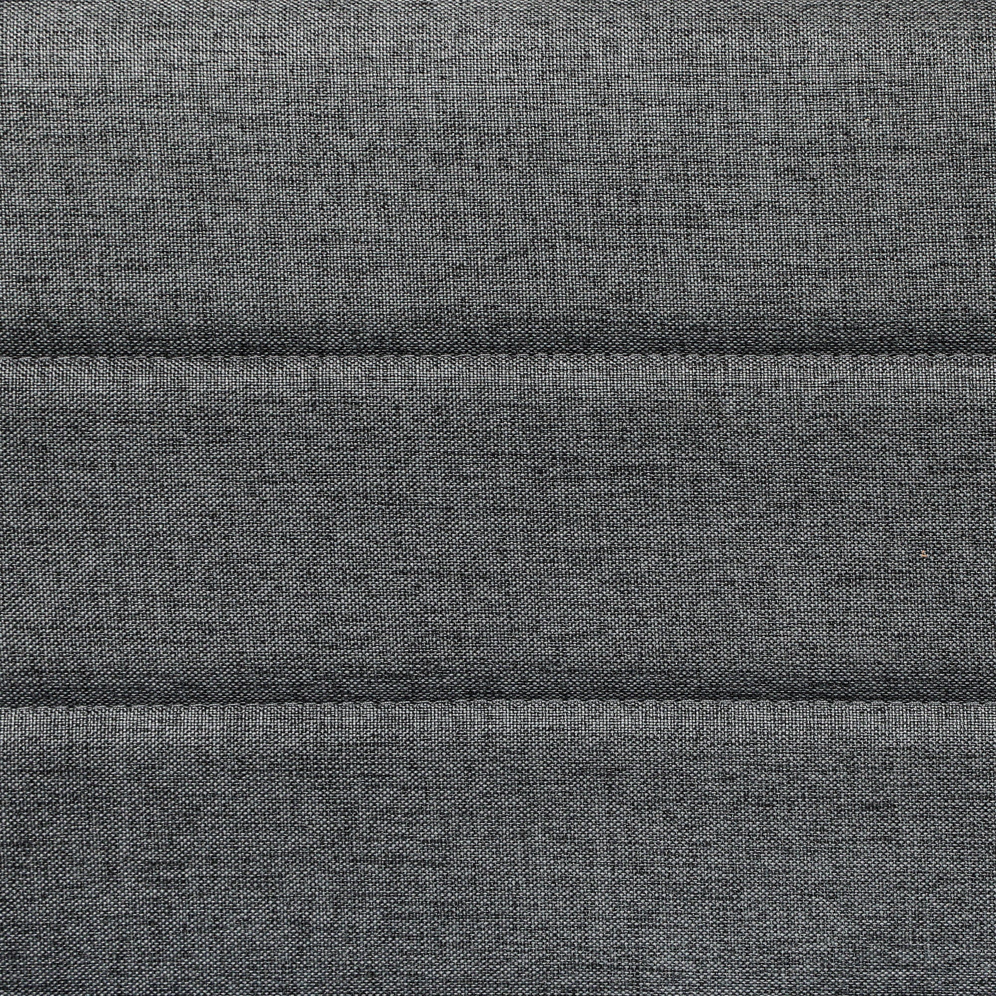 Full Bed Frame with Upholstered Headboard LED Lights Charging Station Cement Gray - HOMCOM