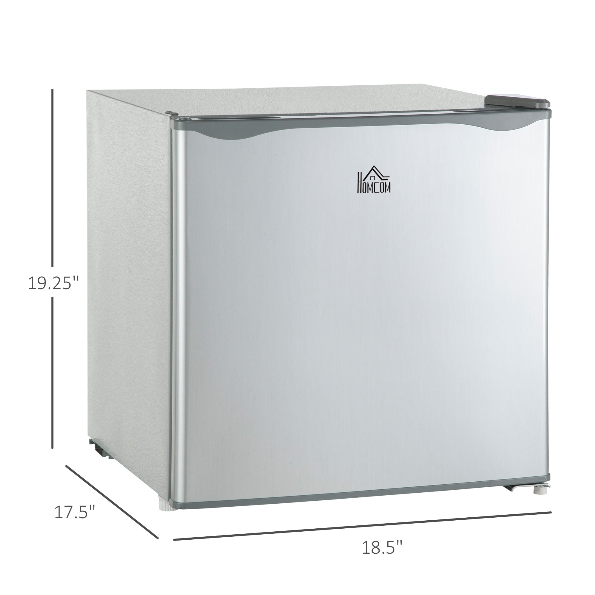 1.1 Cu Ft Countertop Mini Freezer, Compact Upright with Removable Shelves, Gray - HOMCOM