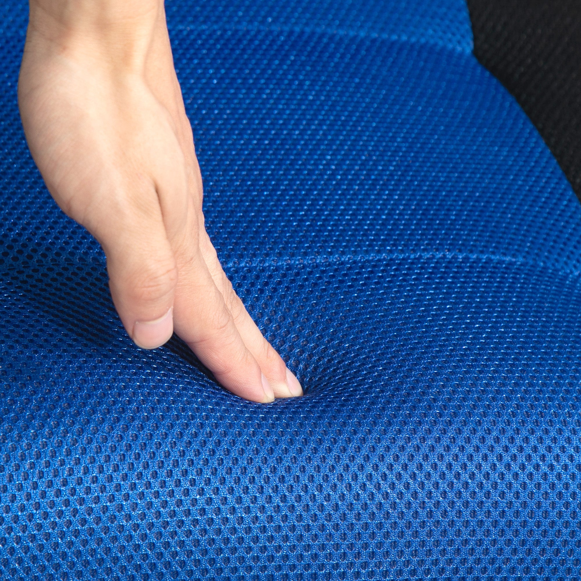 HOMCOM Folding Floor Chair for Adults Teens, 360 Degree Swivel Gaming Chair, 6 Positions Adjustable Lazy Sofa Chair with Padded Backrest for Reading, Gaming, Meditation, Blue