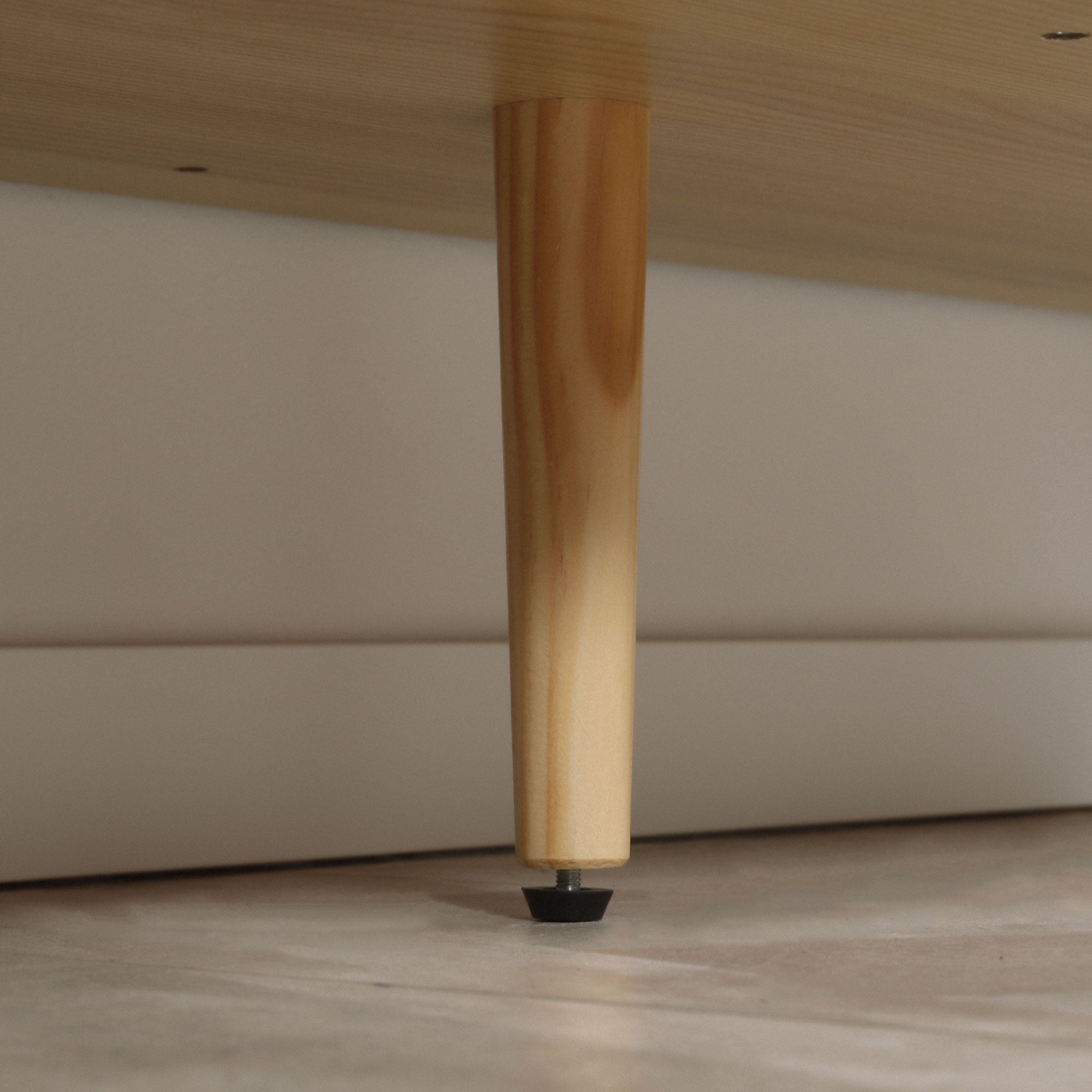 HOMCOM Kitchen Sideboard, Modern Storage Cabinet, Accent Cupboard with Adjustable Shelves, Natural