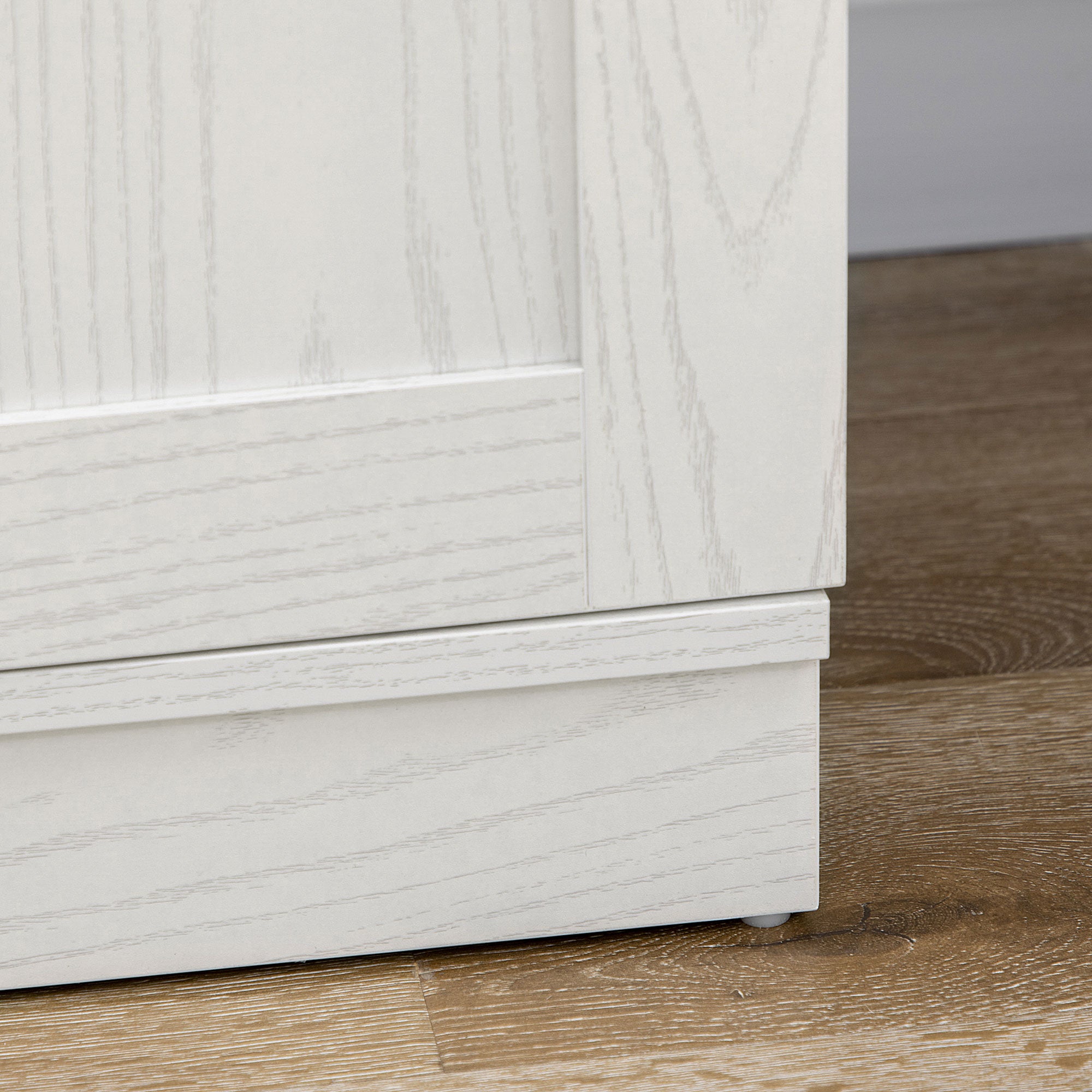 14-Tier Kitchen Pantry Storage Cabinet, Freestanding Cupboard for Dining Room, White