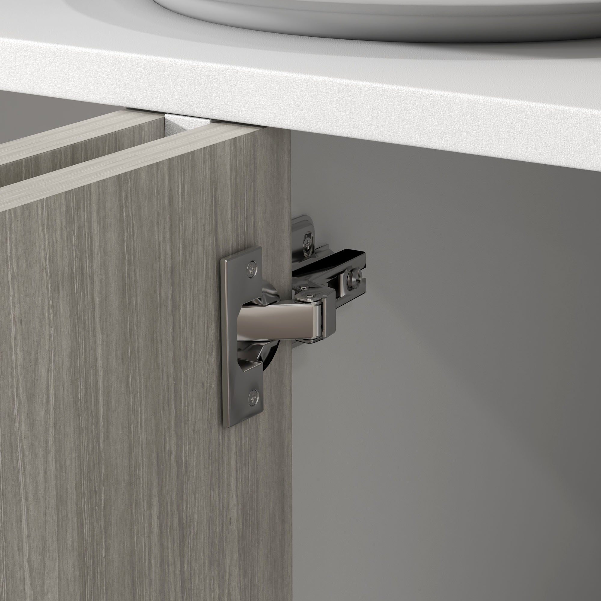 HOMCOM Modern Sideboard with 2 Cupboards, Kitchen Storage Cabinet for Living Room with Adjustable Shelves, 4 Doors and Solid Wood Legs, White