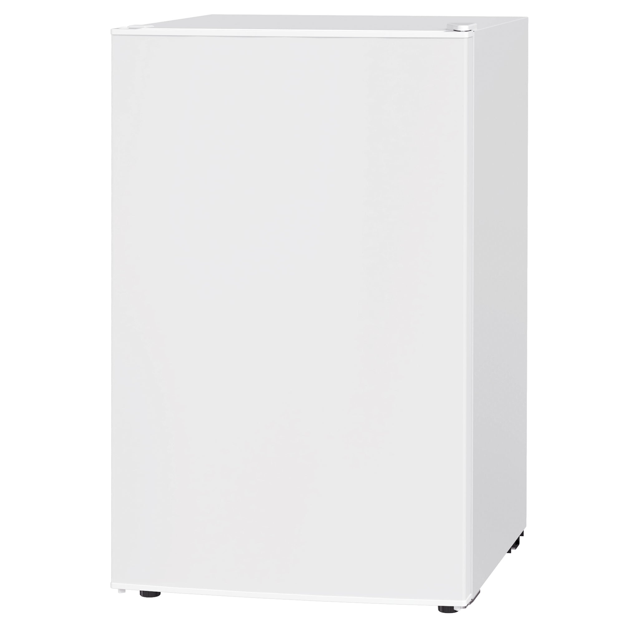 HOMCOM 4.5 Cu.Ft Mini Fridge with Freezer, Single Door Compact Refrigerator with Adjustable Thermostat, Reversible Door, Mini Refrigerator for Bedroom, Dorm, Home Office, Energy Efficient, White