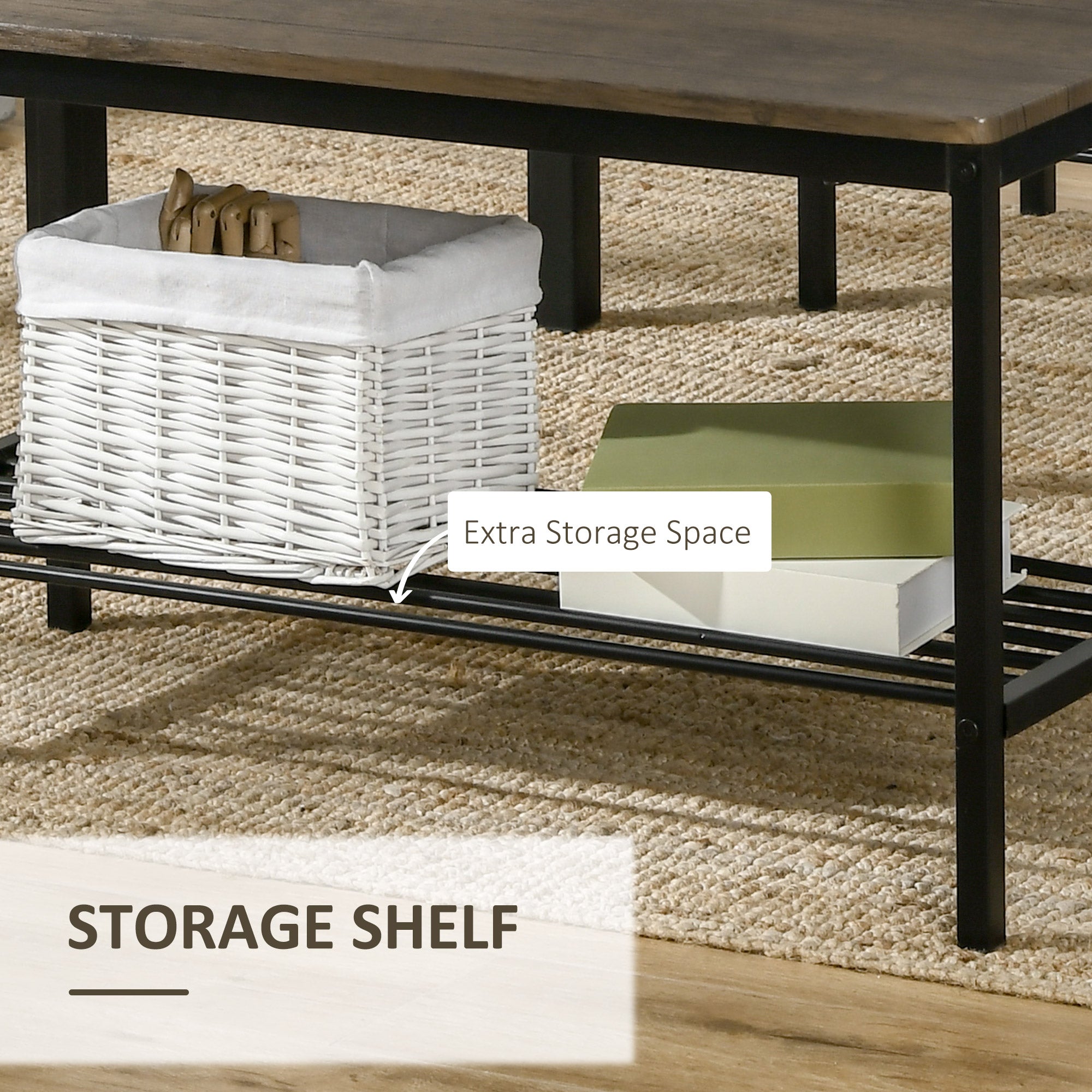 Industrial Dining Table Set Kitchen Table and Chairs for 4 Rustic Brown