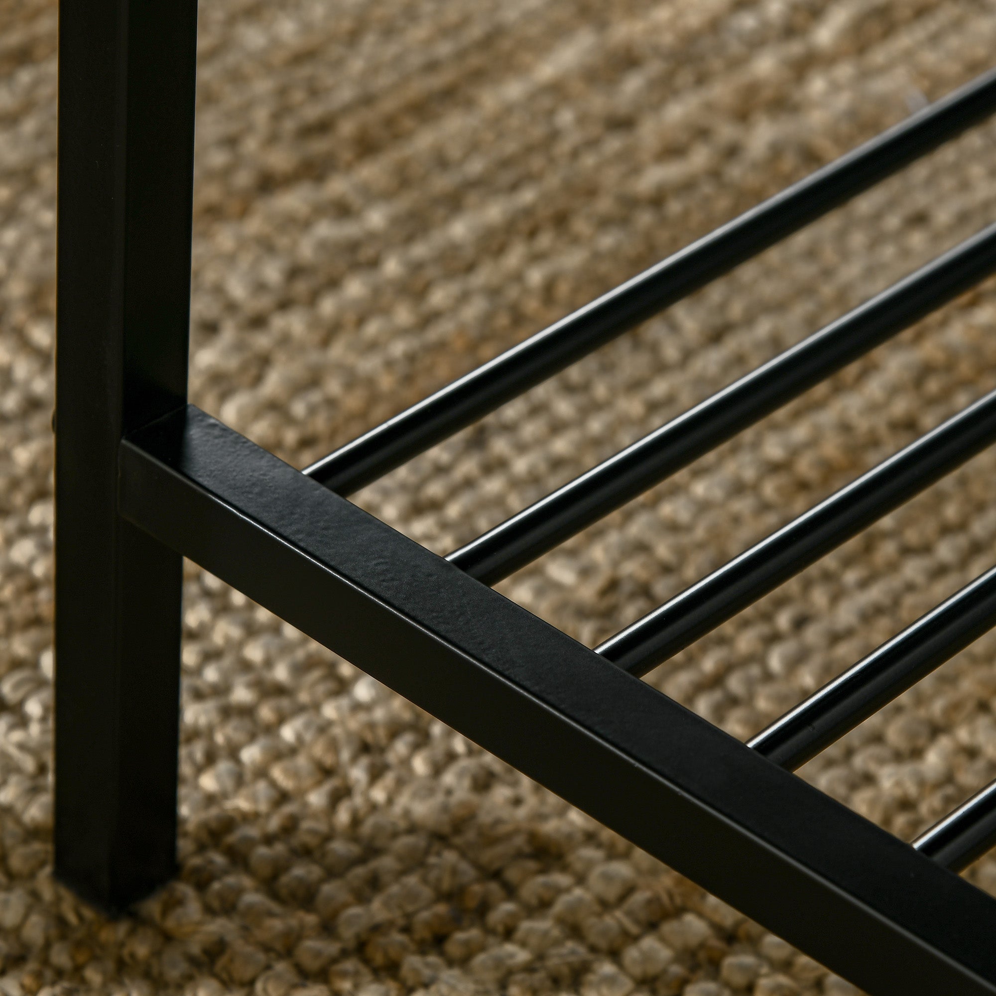 Industrial Dining Table Set Kitchen Table and Chairs for 4 Rustic Brown