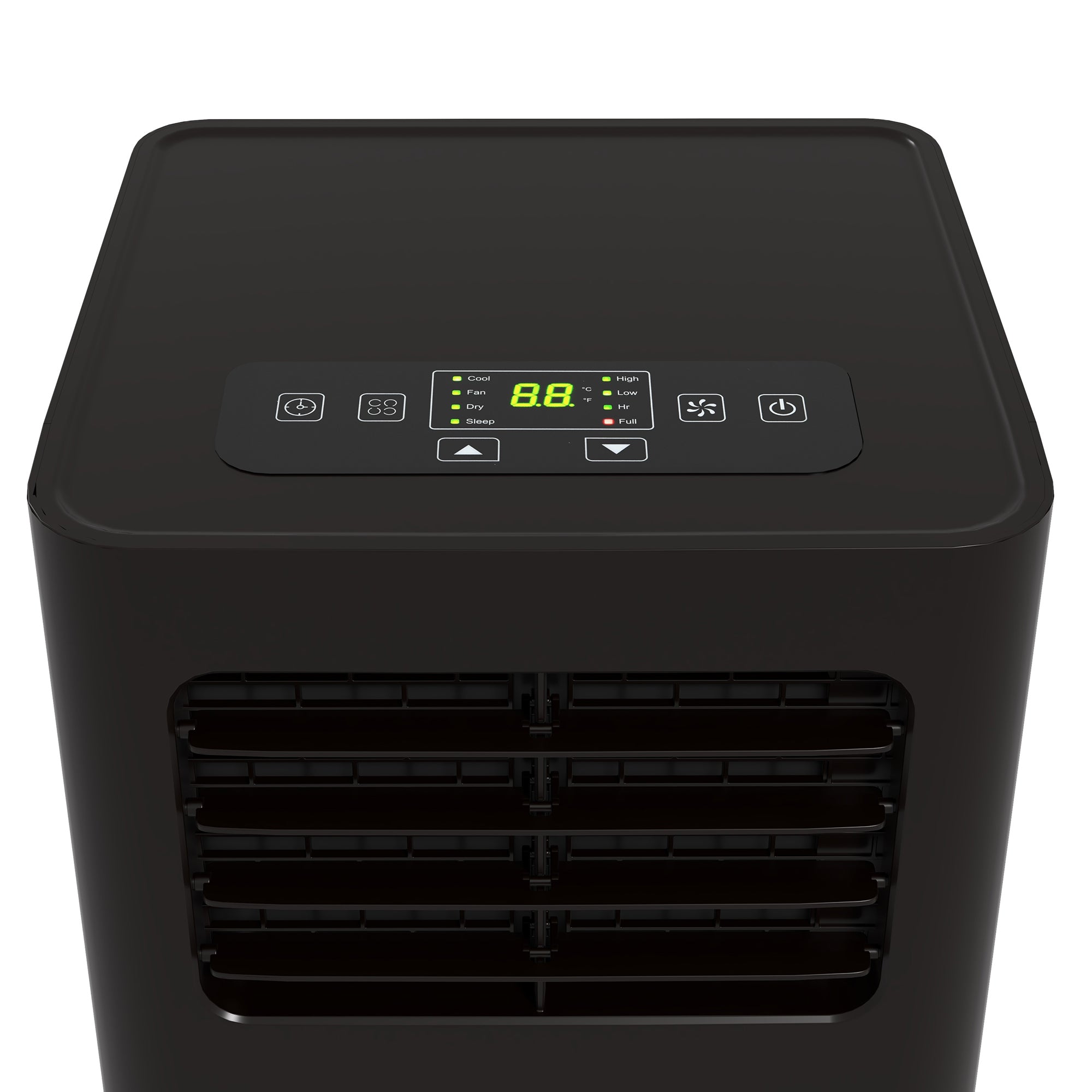 8000 BTU Mobile Air Conditioner, 345 Sq. Ft., AC Unit with Dehumidifier, Sleep, 24H Timer On/Off, Window Kit, Black - HOMCOM