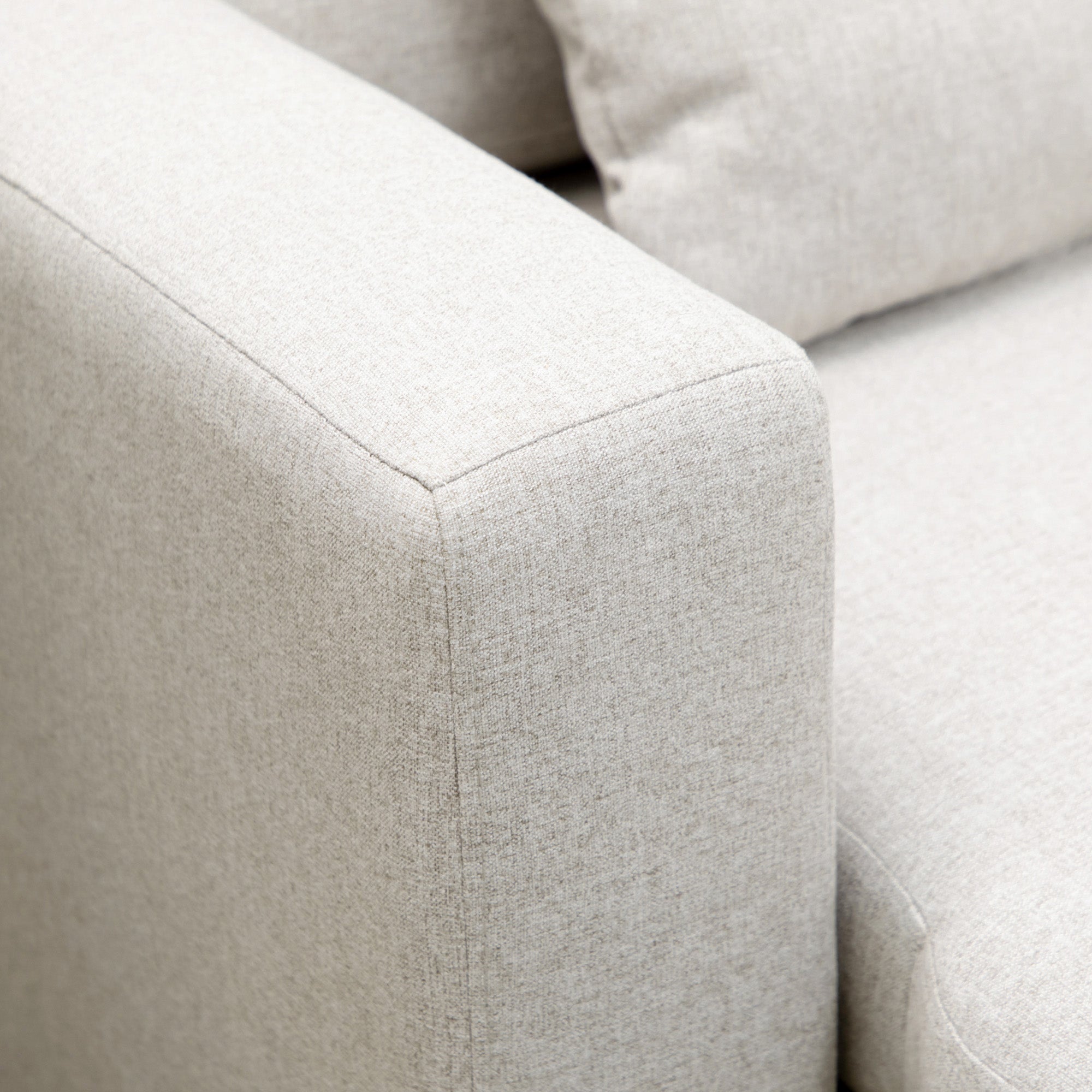 L-Shaped Sectional Sofa Bed, Reversible Sofa w/ Pull Out Couch Bed & Storage, Cream White