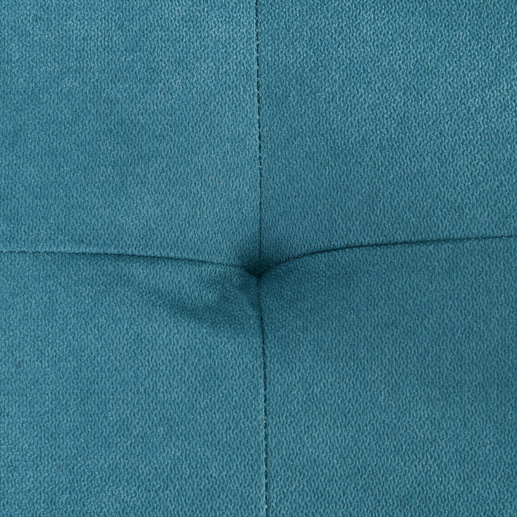 HOMCOM 2 Seater Sofa Bed, Convertible Bed Settee, Modern Fabric Loveseat Sofa Couch with 2 Cushions, Side Pockets for Living Room, Guest Room, Blue