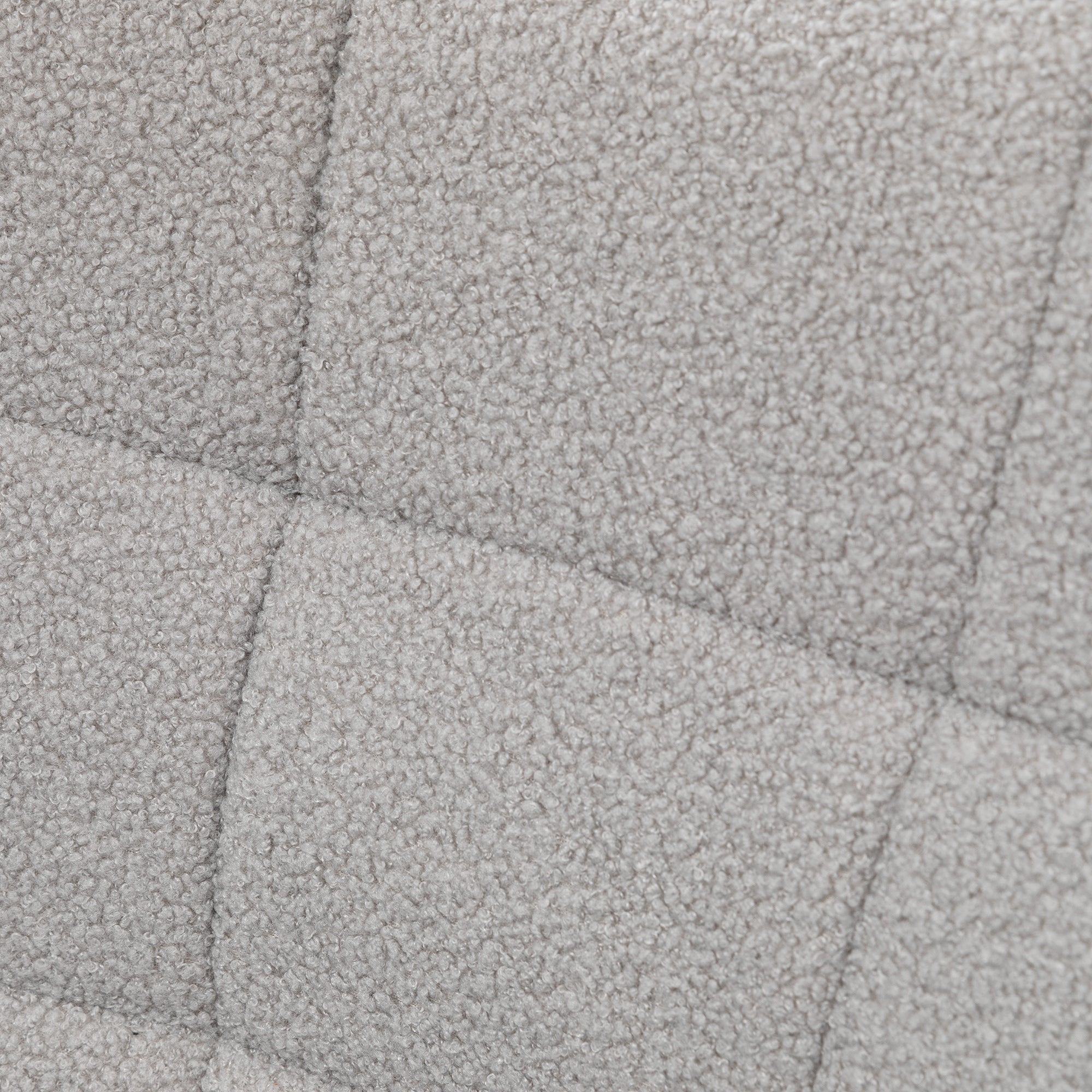 HOMCOM Wingback Rocking Chair for Nursing, Berber Fleece Nursery Glider Rocker, Modern Armchair for Living Room, Light Grey