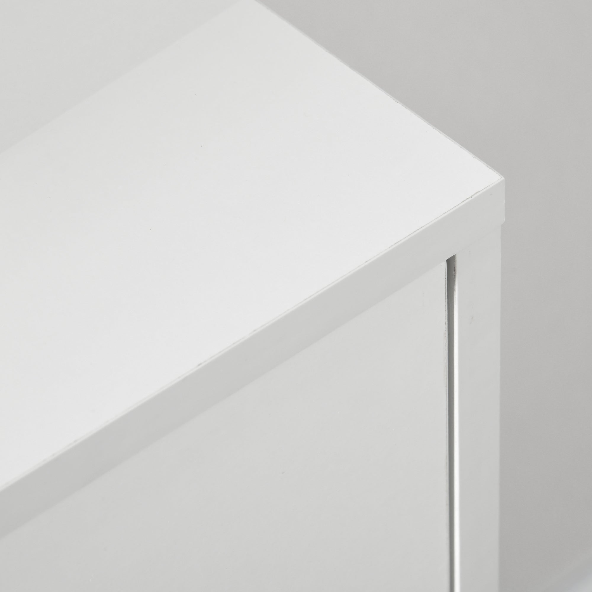 HOMCOM 3 Drawer Dresser, Chest of Drawers with Wood Legs and Handles for Living Room, White