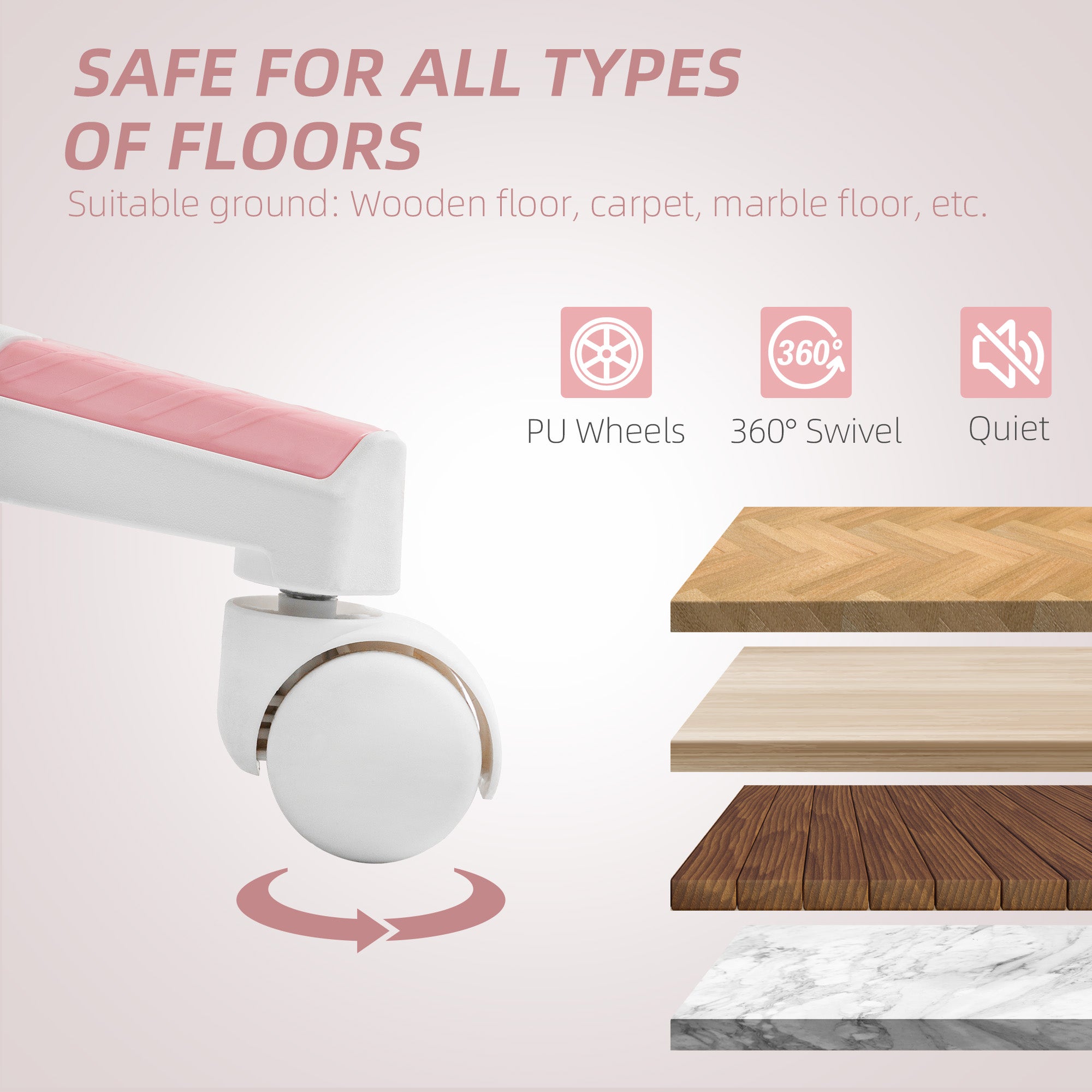 HOMCOM Executive Office Chair, High Back Desk Chair with Headrest, Swivel Wheels, Foot Rest, Overstuffed Reclining PU Leather Computer Chair for Home, White