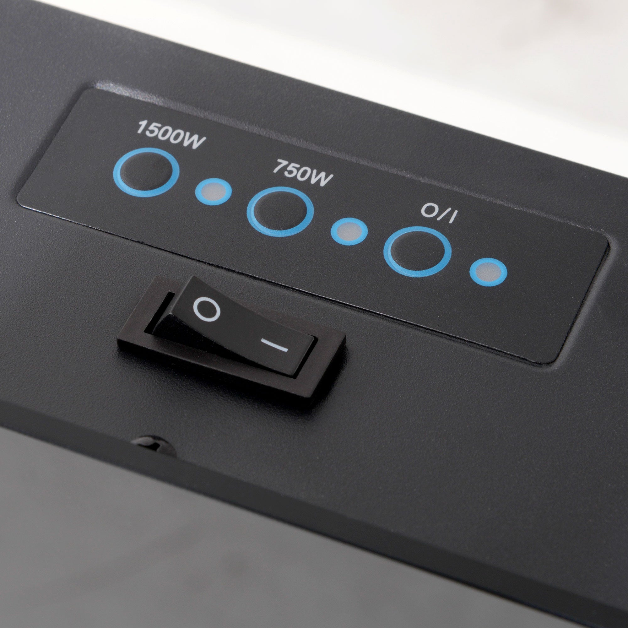 41.3" Electric Wall Fireplace with Flame Effect & 7-Color Backlight, 1500W, Black