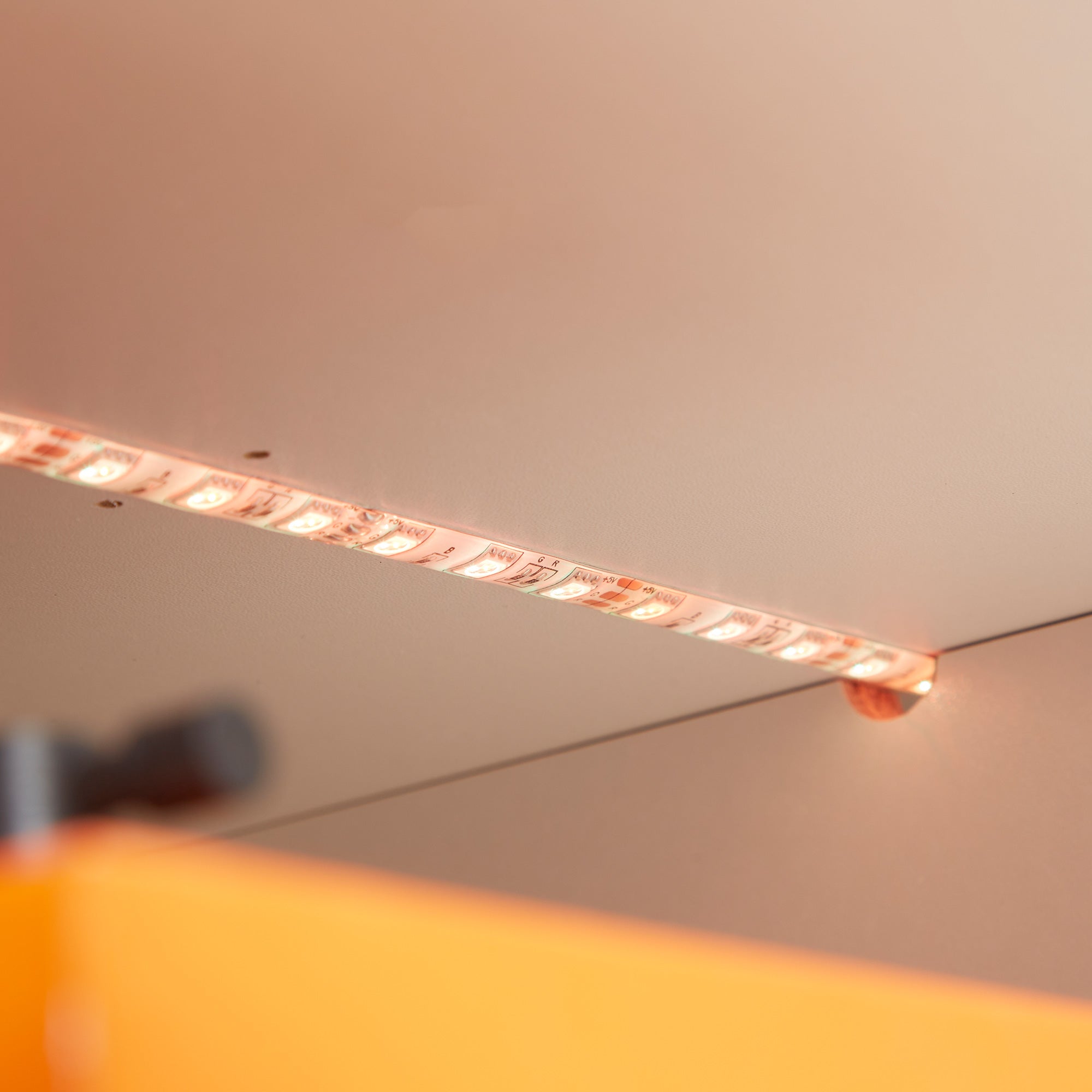 HOMCOM High Gloss TV Unit Cabinet for TVs up to 60" with LED Lights, TV Stand with Storage Shelves and Cupboards, White