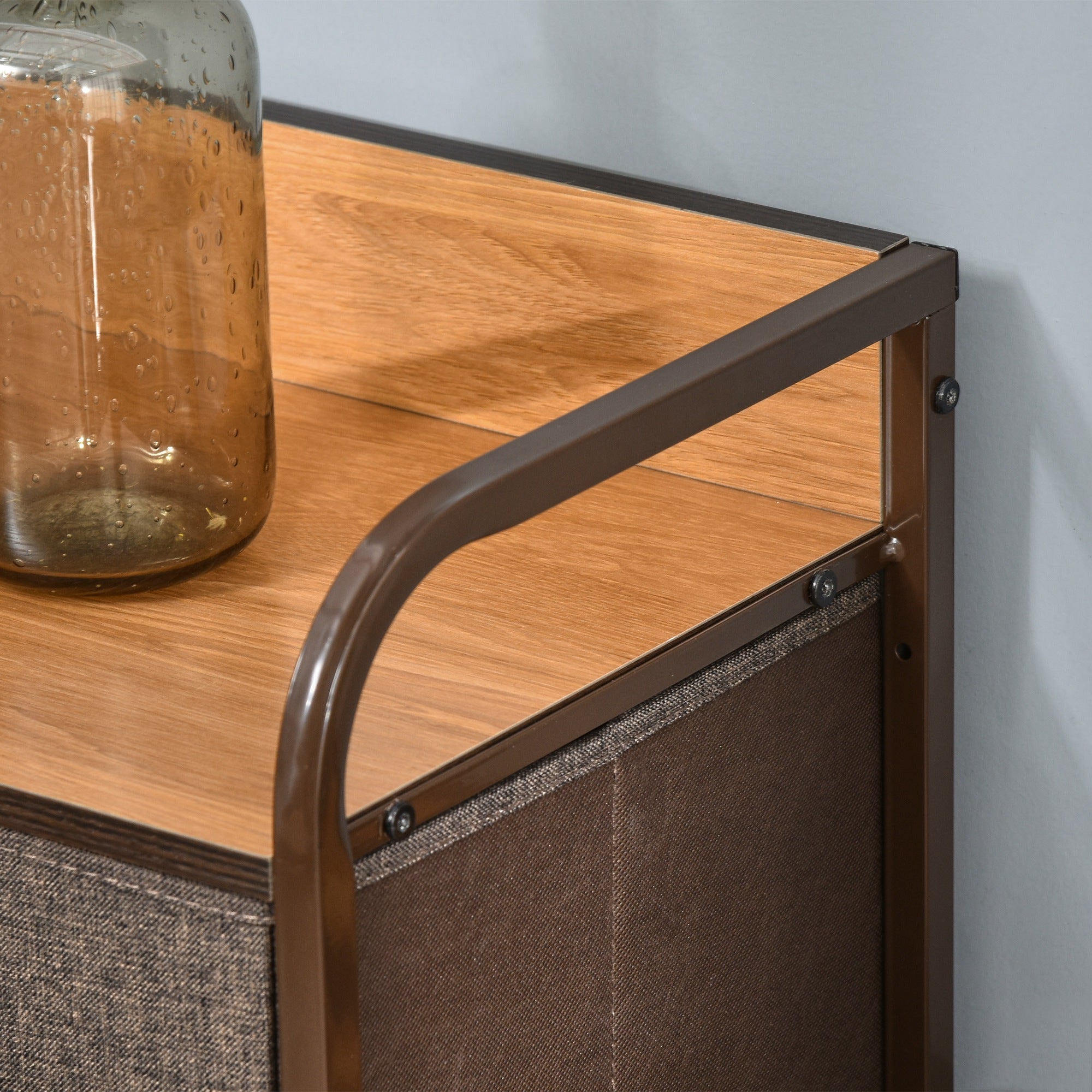 Chest of Drawers with 7 Foldable Drawers, 3-Tier Fabric Bedroom Dresser, Clothes Storage Unit for Bedroom, Living Room, Multi-Colored