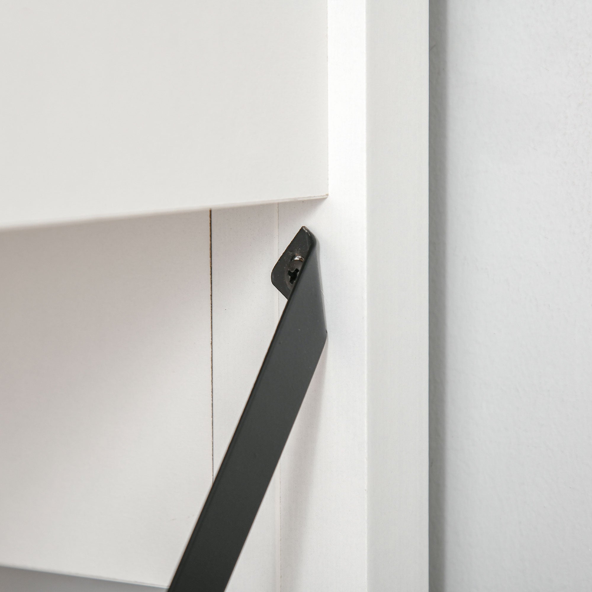 Computer Desk with Hutch Home Office Desk with Storage Cabinet White