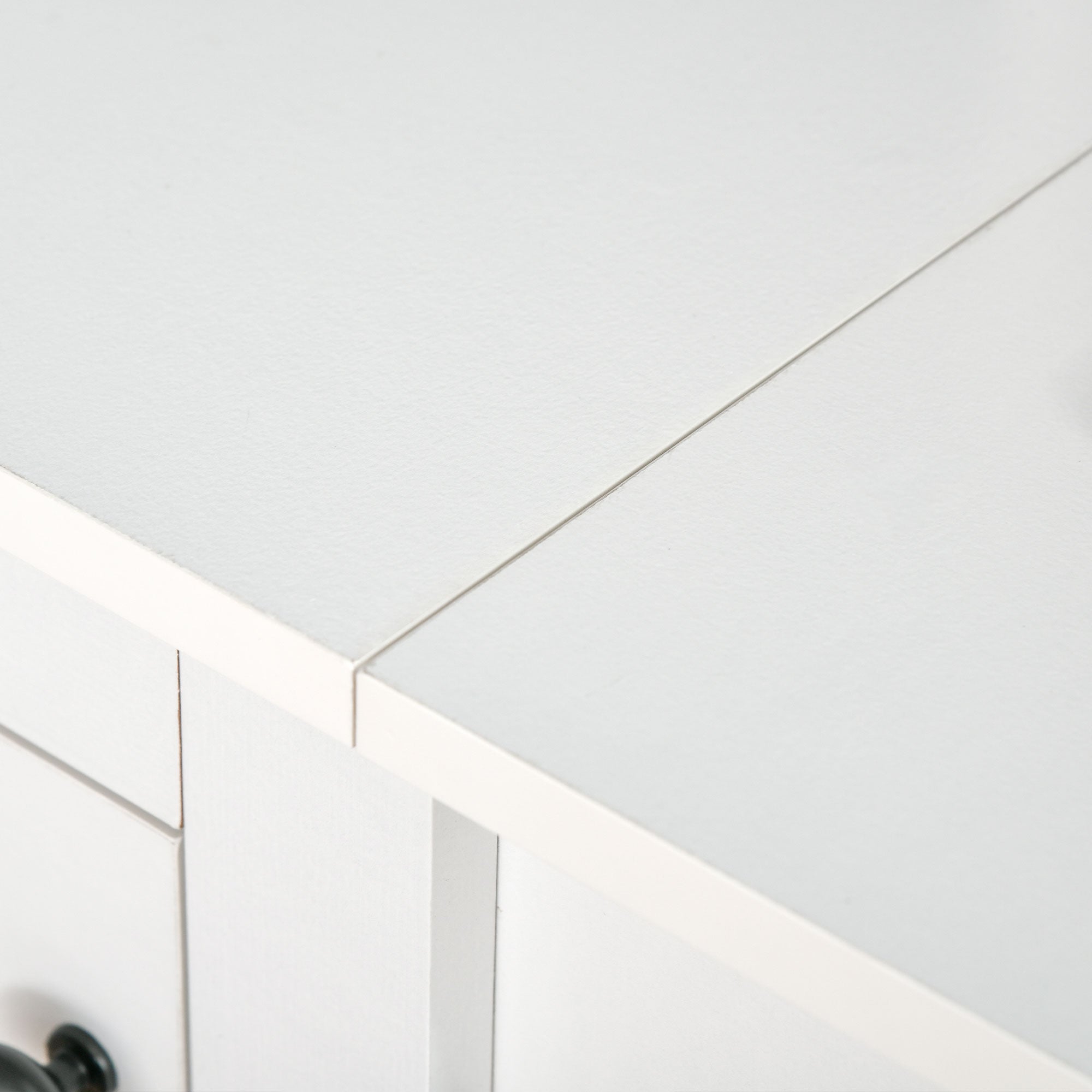 Computer Desk with Hutch Home Office Desk with Storage Cabinet White