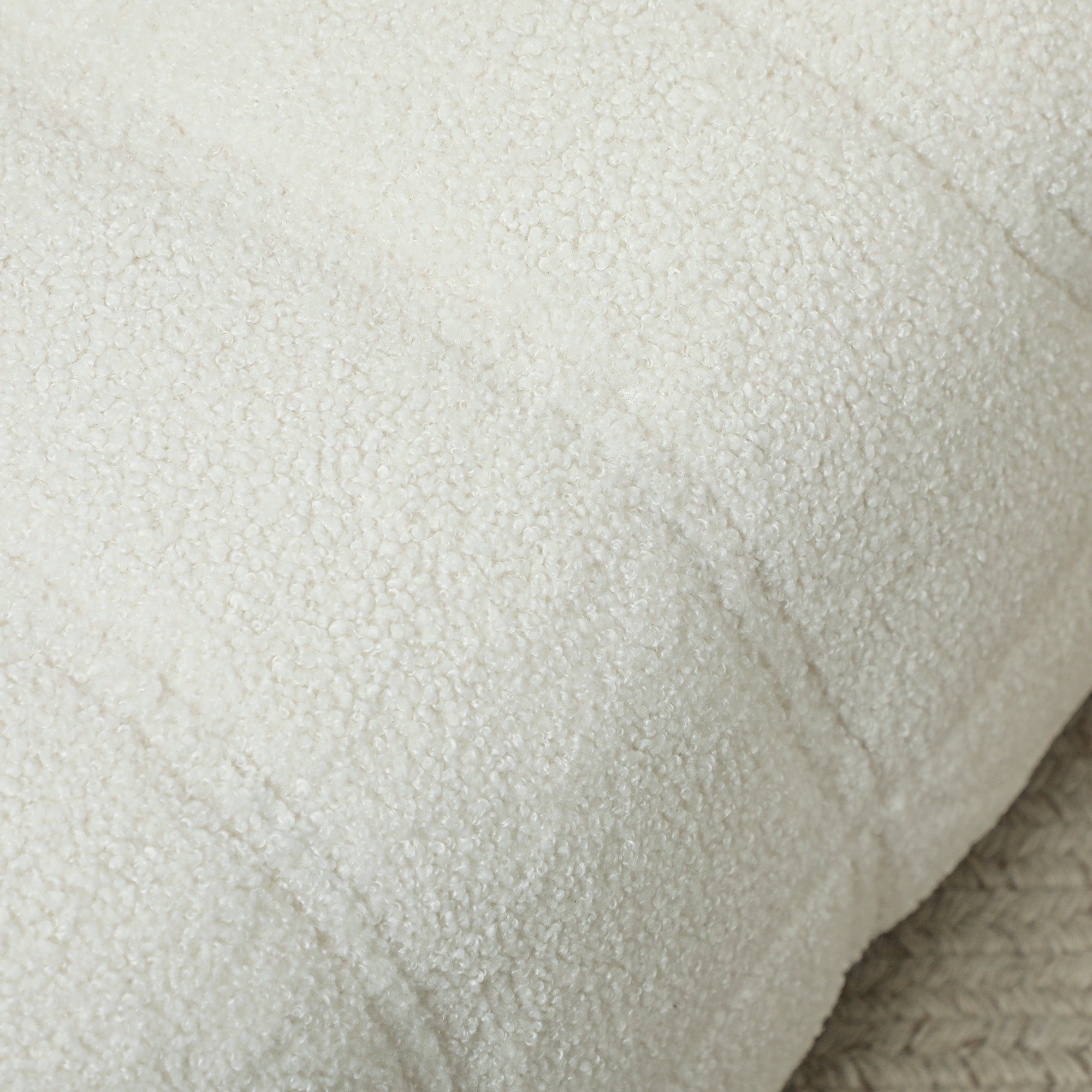 HOMCOM Bean Bag Chair for Adults, Giant Fireside Chair Lazy Sofa, Bean Bag Sofa with High Density Comfortable Foam for Living Room, Bedroom, Cream White