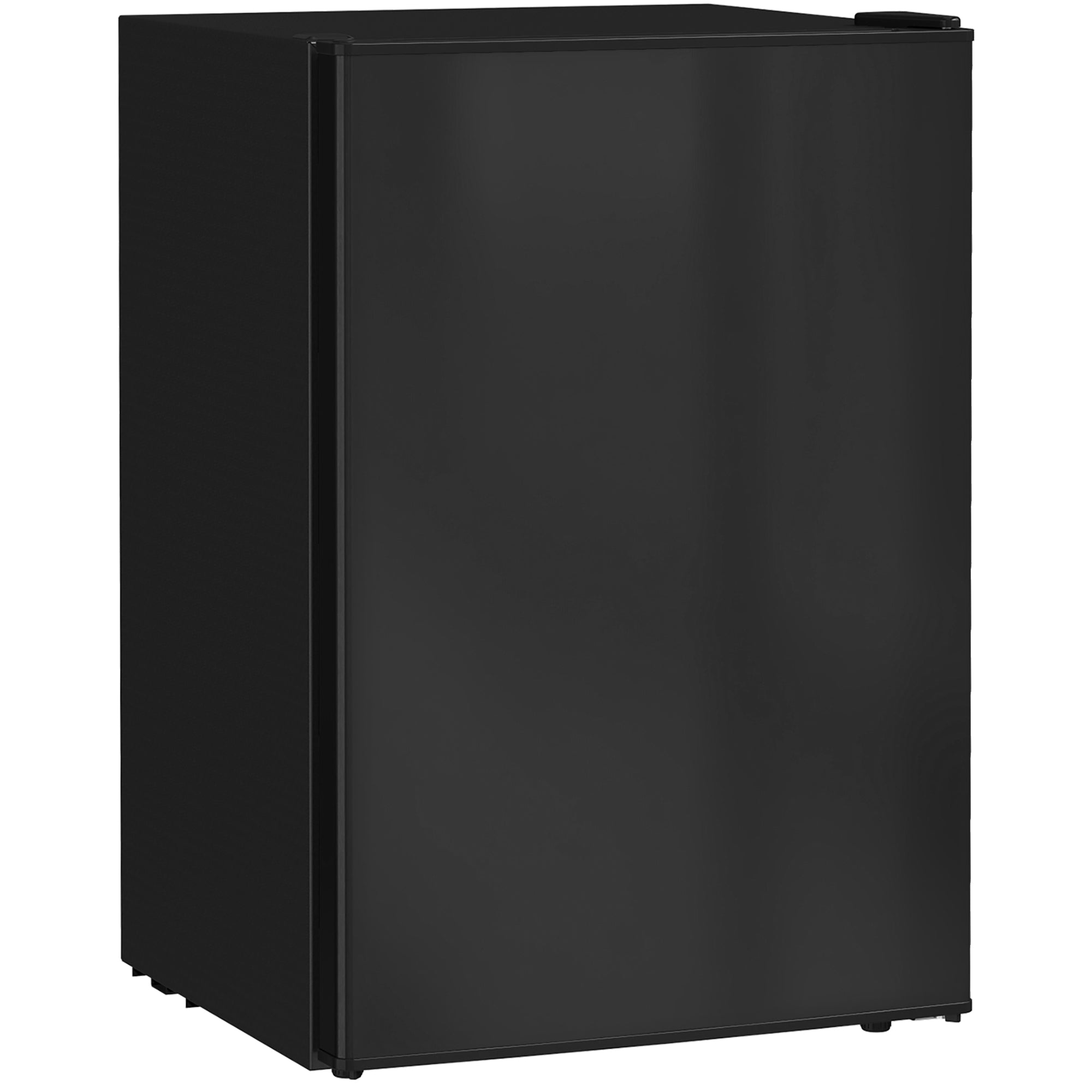 HOMCOM 2.5 Cu.Ft Mini Fridge with Freezer, Single Door Small Refrigerator with Adjustable Thermostat Energy-efficient Low Noise, Mini Refrigerator for Bedroom, Dorm, Office, Black
