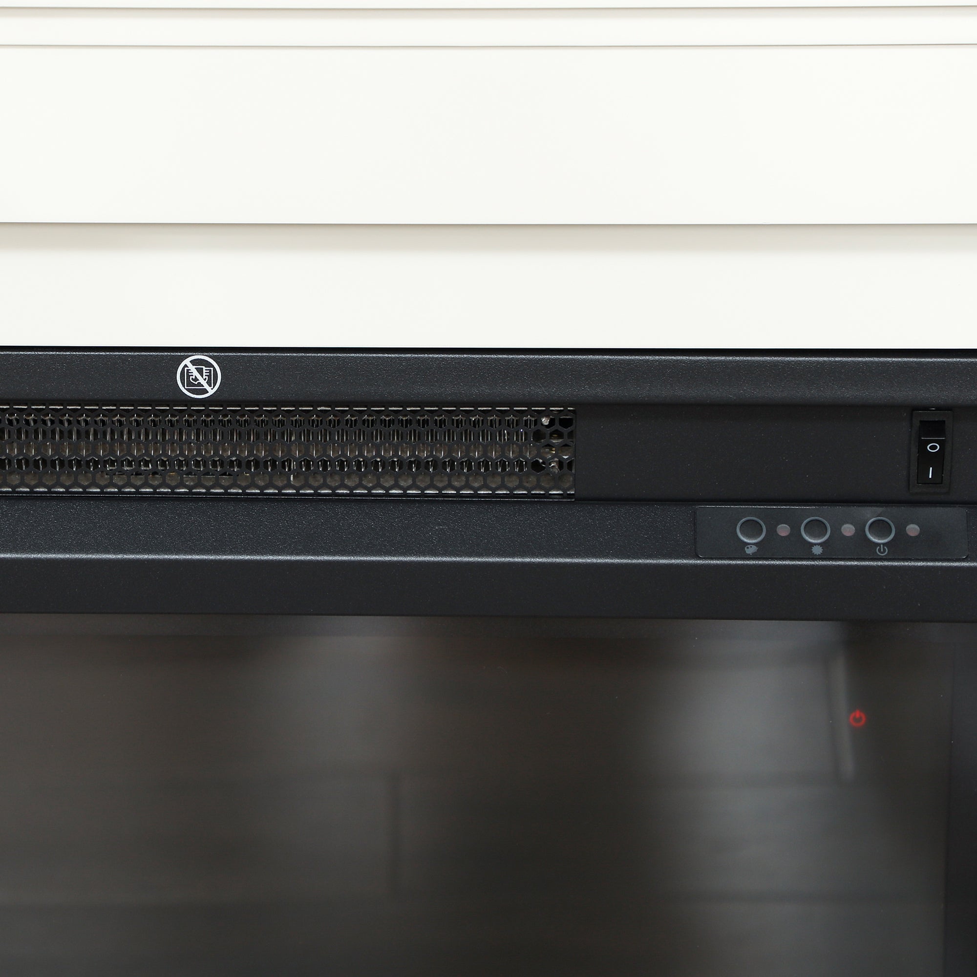 Electric Fireplace with Surround, 32" 2000W Inset Electric Fire and Mantel Reach up to 30 m² with 12 Colours Realistic Flame Effect & 5 Brightness, Remote & Timer for Living Room, White