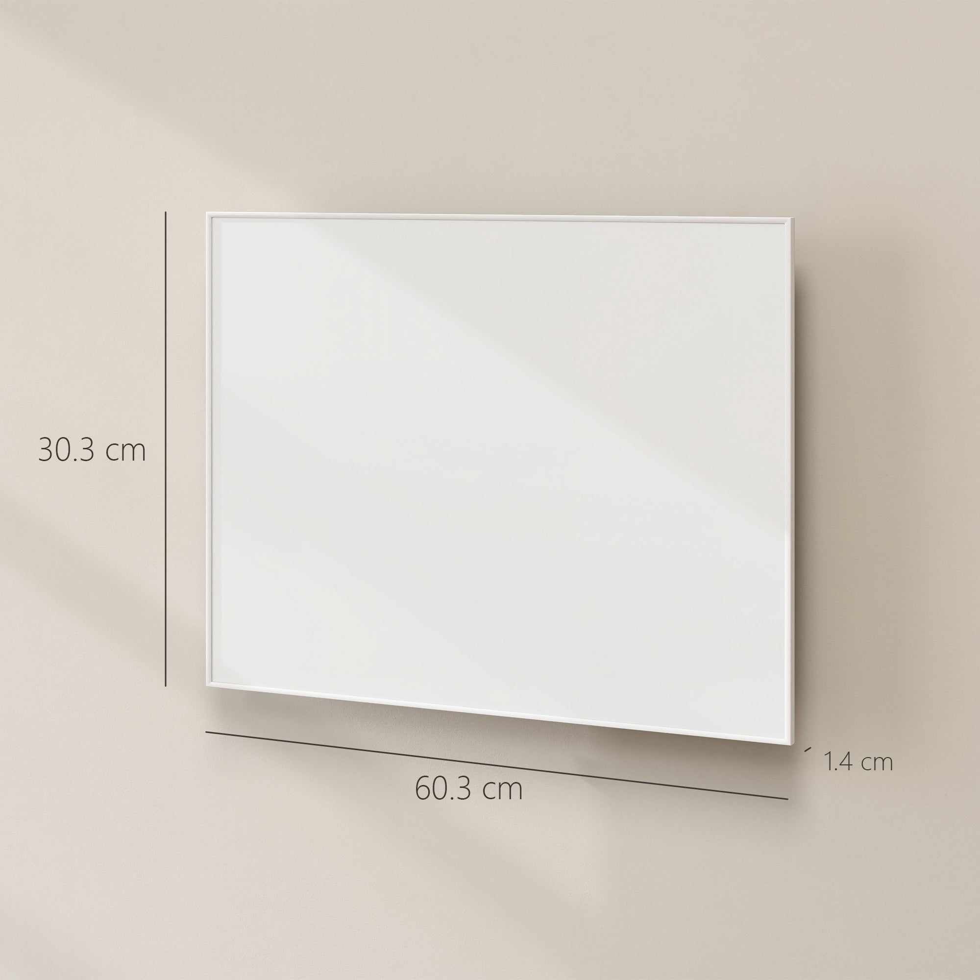 Wifi Enabled Smart Electric Heater, 170W Far Infrared Panel Heater, Low Energy, Voice Control, Adjustable Thermostat, Weekly and 12H Timer, Wall Mounted Radiator, Overheat Protection, White