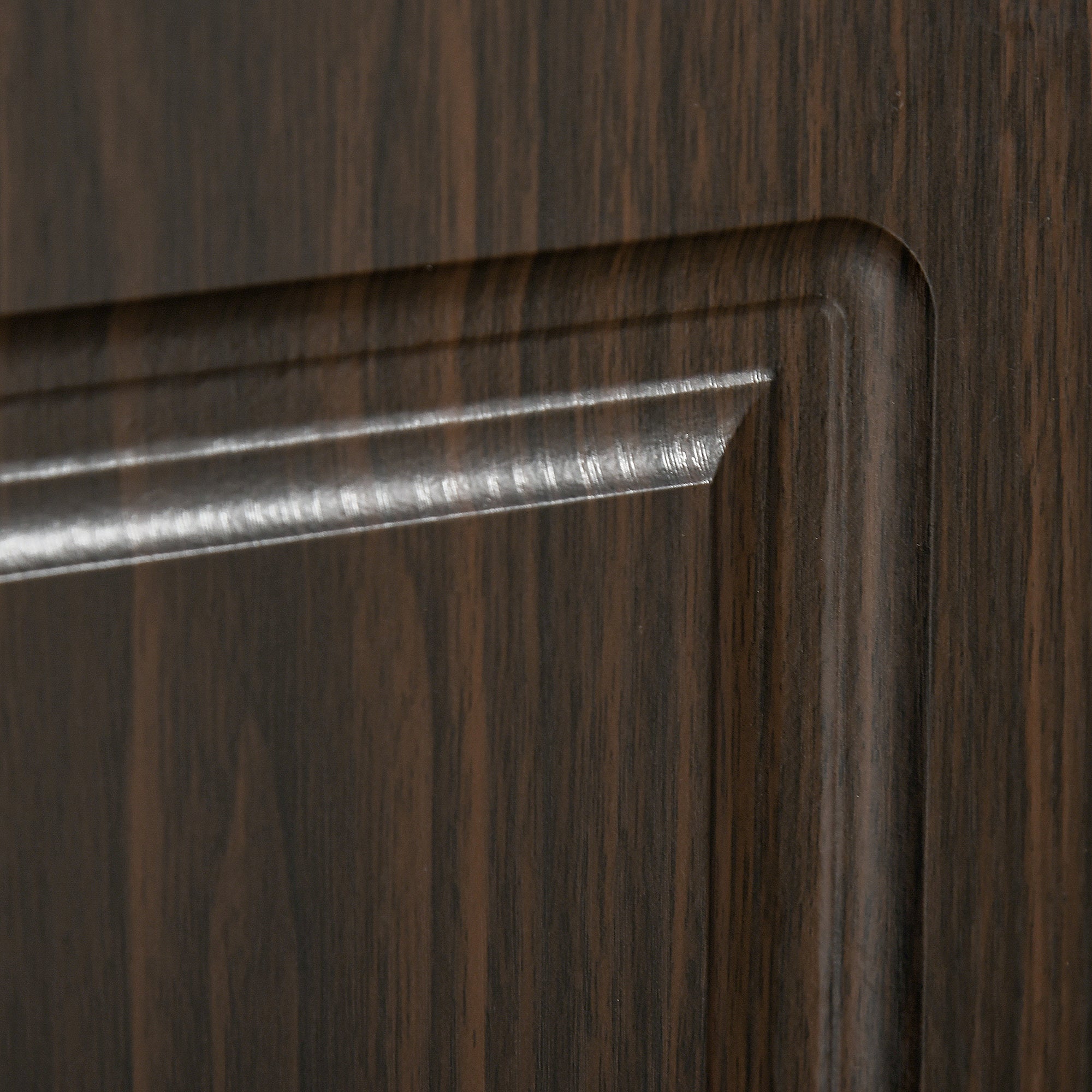 71" Tall Freestanding Kitchen Pantry with Drawer, 4 Doors & 2 Large Cabinets, Coffee