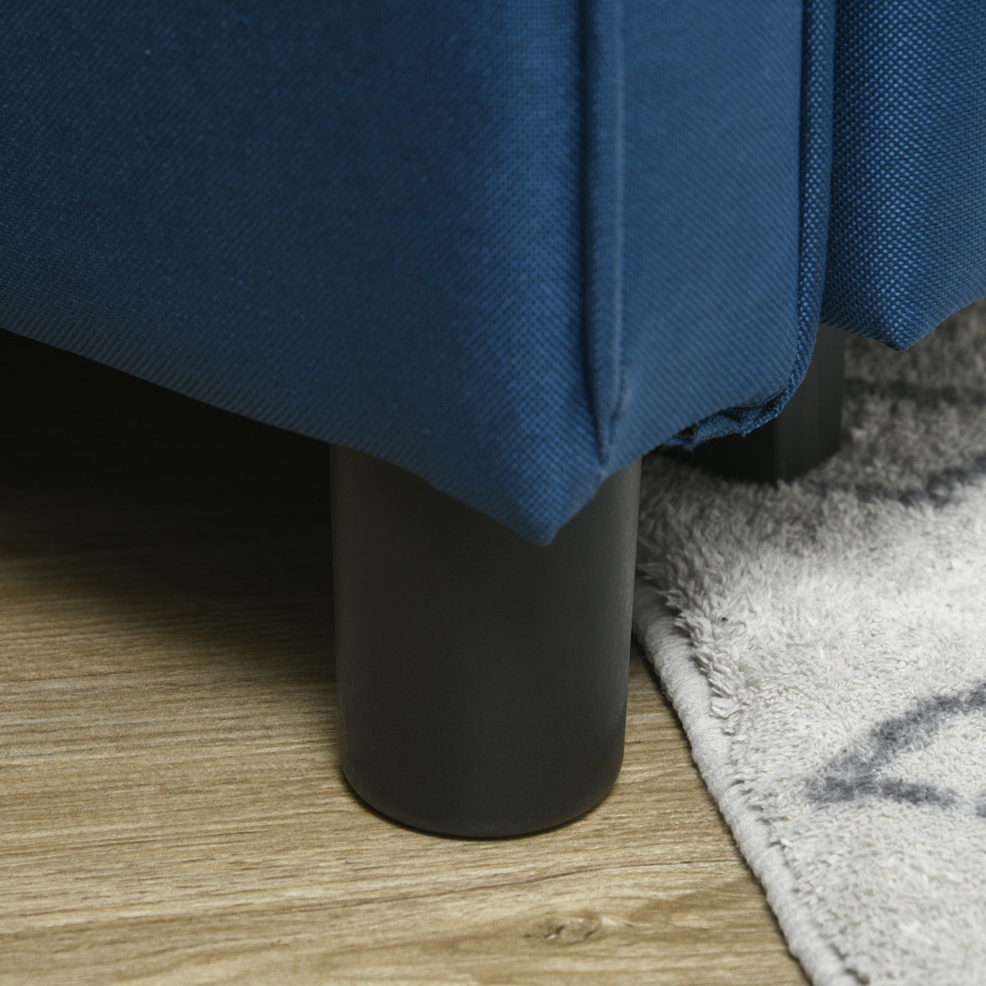 HOMCOM Compact Single Chair Bed, Pull Out Chair Bed, Convertible Sleeper Chair with Adjustable Backrest, Pillow, Side Pockets for Home Office, Bedroom, Living Room, Blue