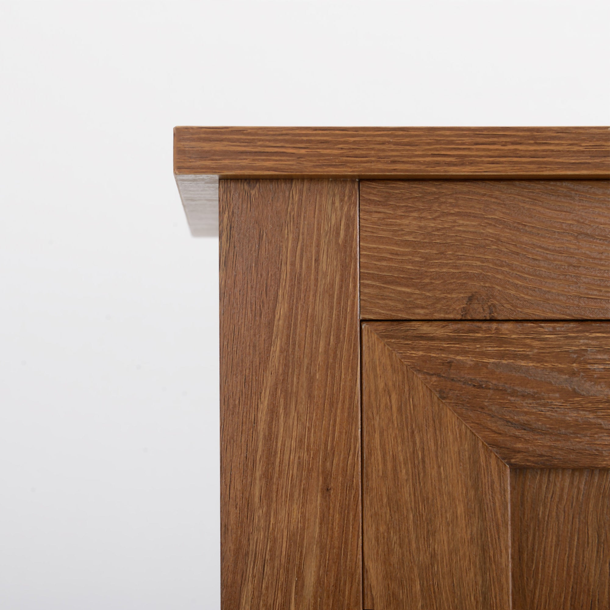 HOMCOM 64" Kitchen Pantry Cabinet, Freestanding Storage Cabinet with 4 Doors and 3 Adjustable Shelves for Dining Room, Oak