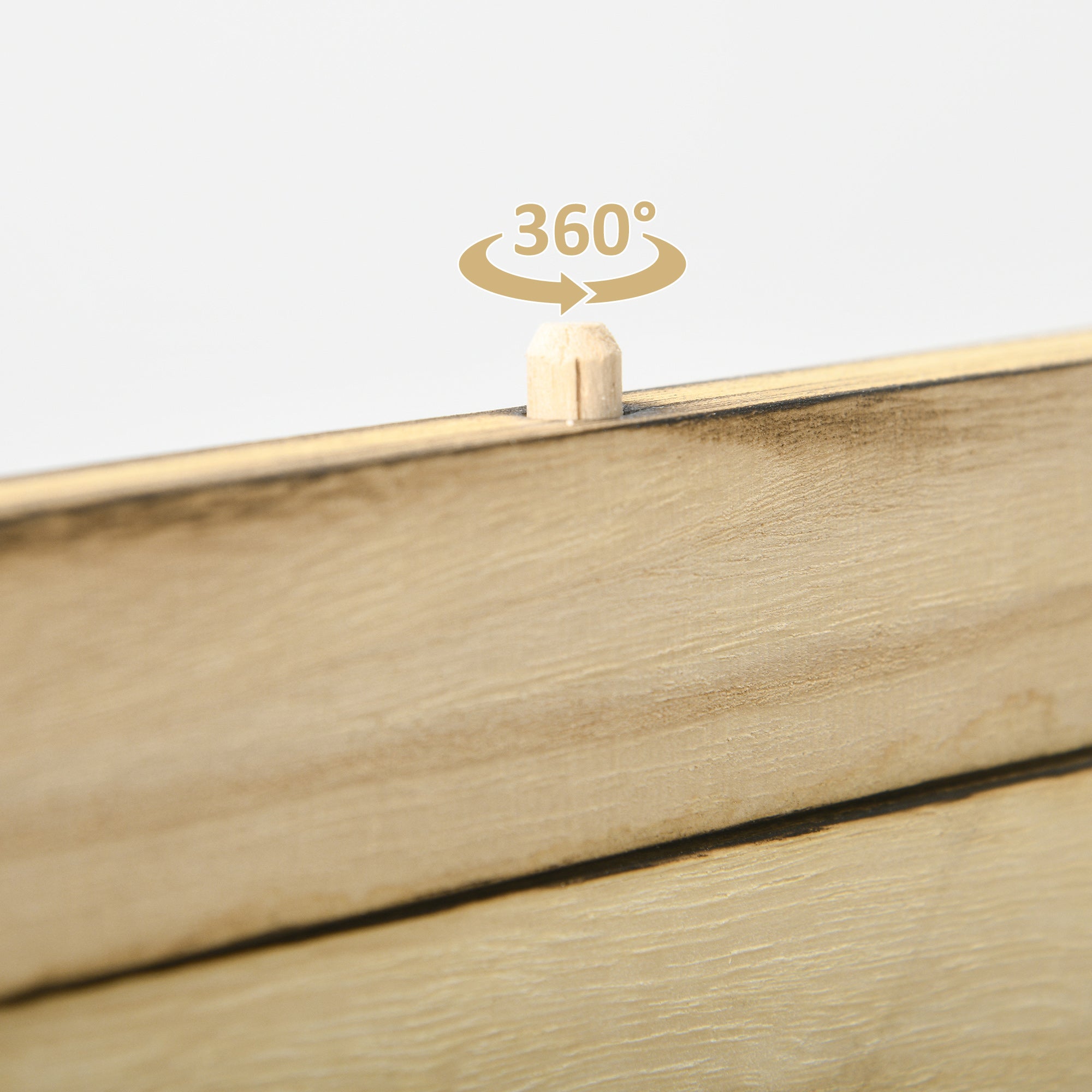 4 Panel Room Divider, Folding Privacy Screens, Natural - HOMCOM