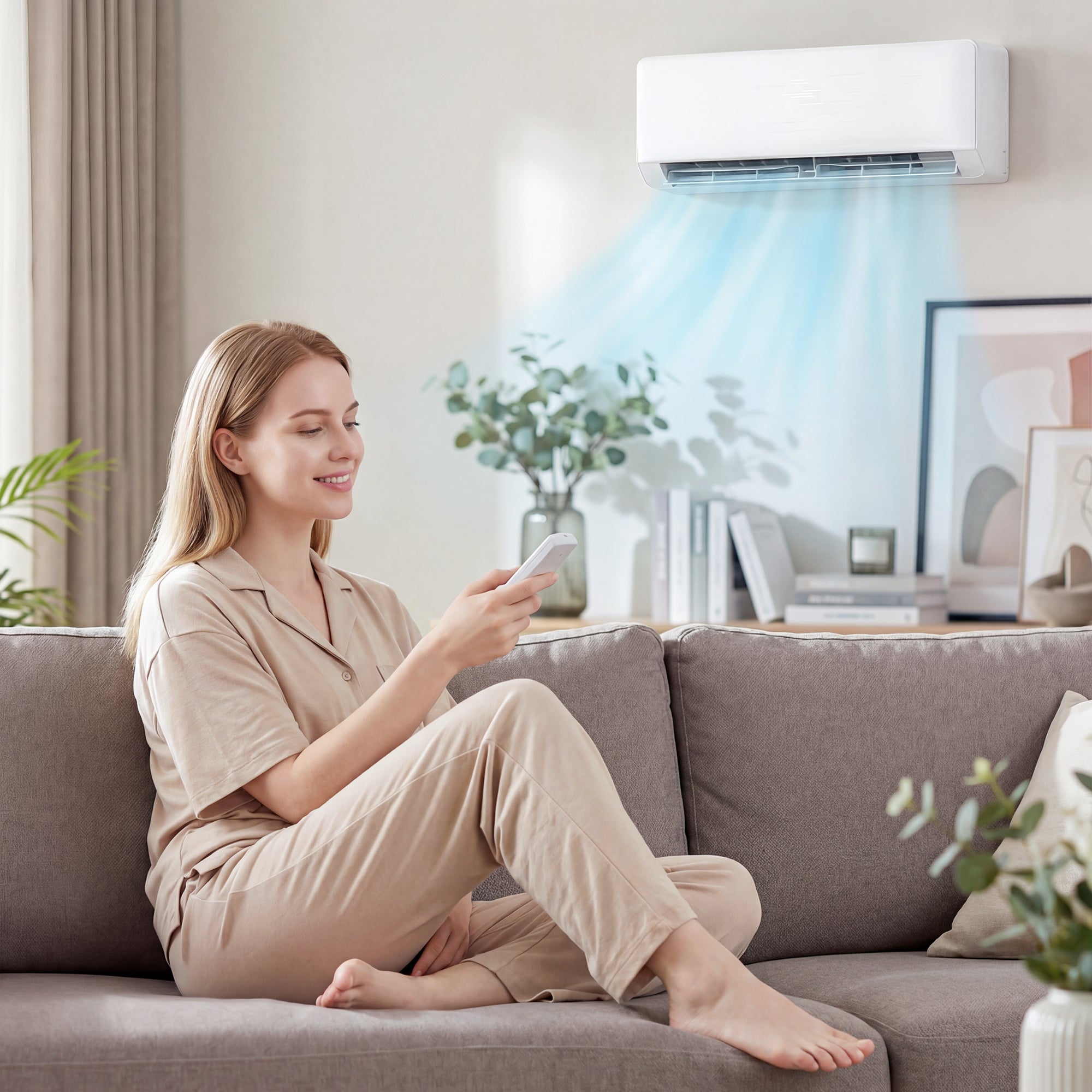 12000 BTU Mini Split AC/Heating System SEER2 22 Inverter Heat Pump, 115V, Works with Alexa, Energy Efficient Ductless Air Conditioner Cools 750 Sq.Ft, WiFi Enabled with Install Kit