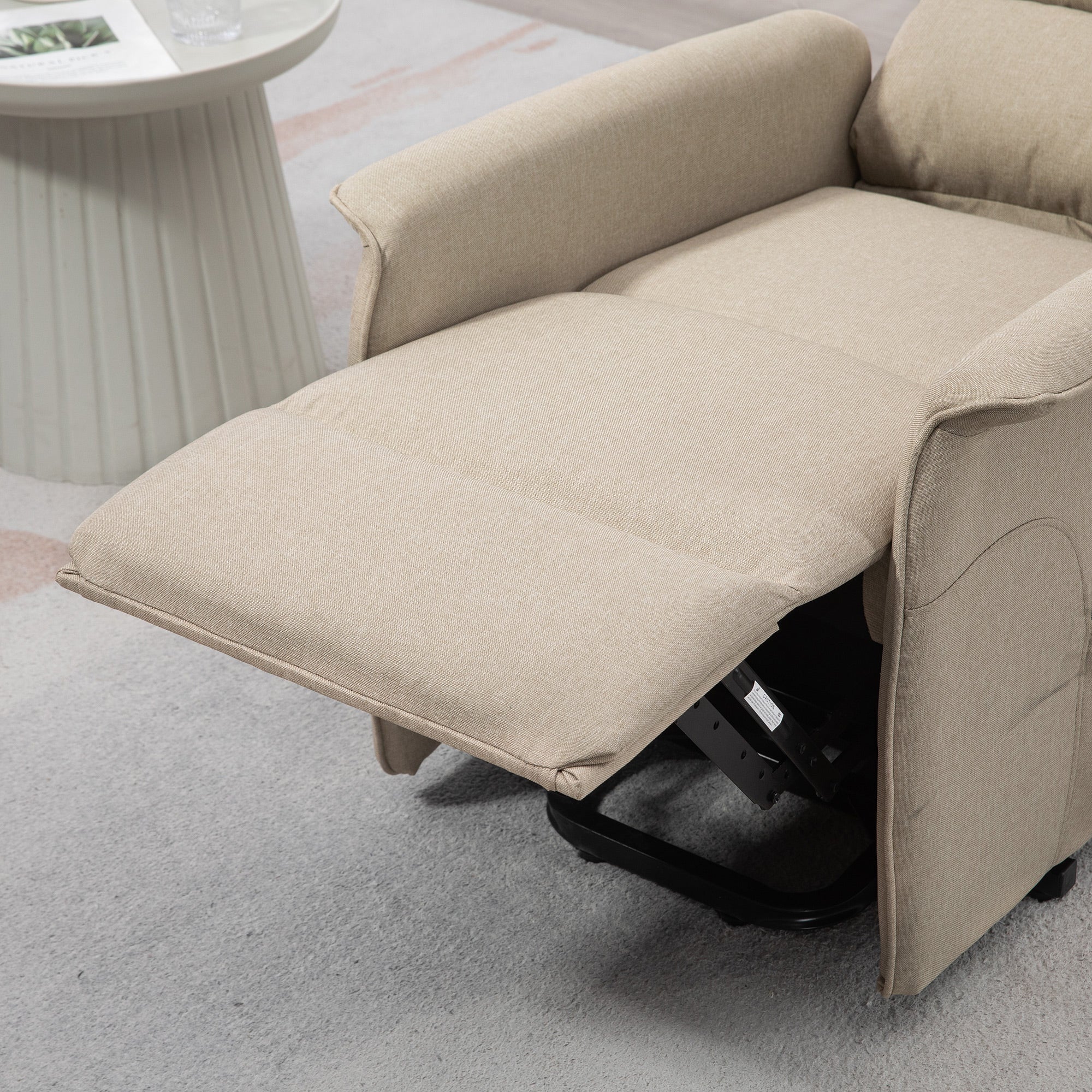 Electric Power Lift Chair with 135° Recline & Remote Control for Elderly Comfort, Beige