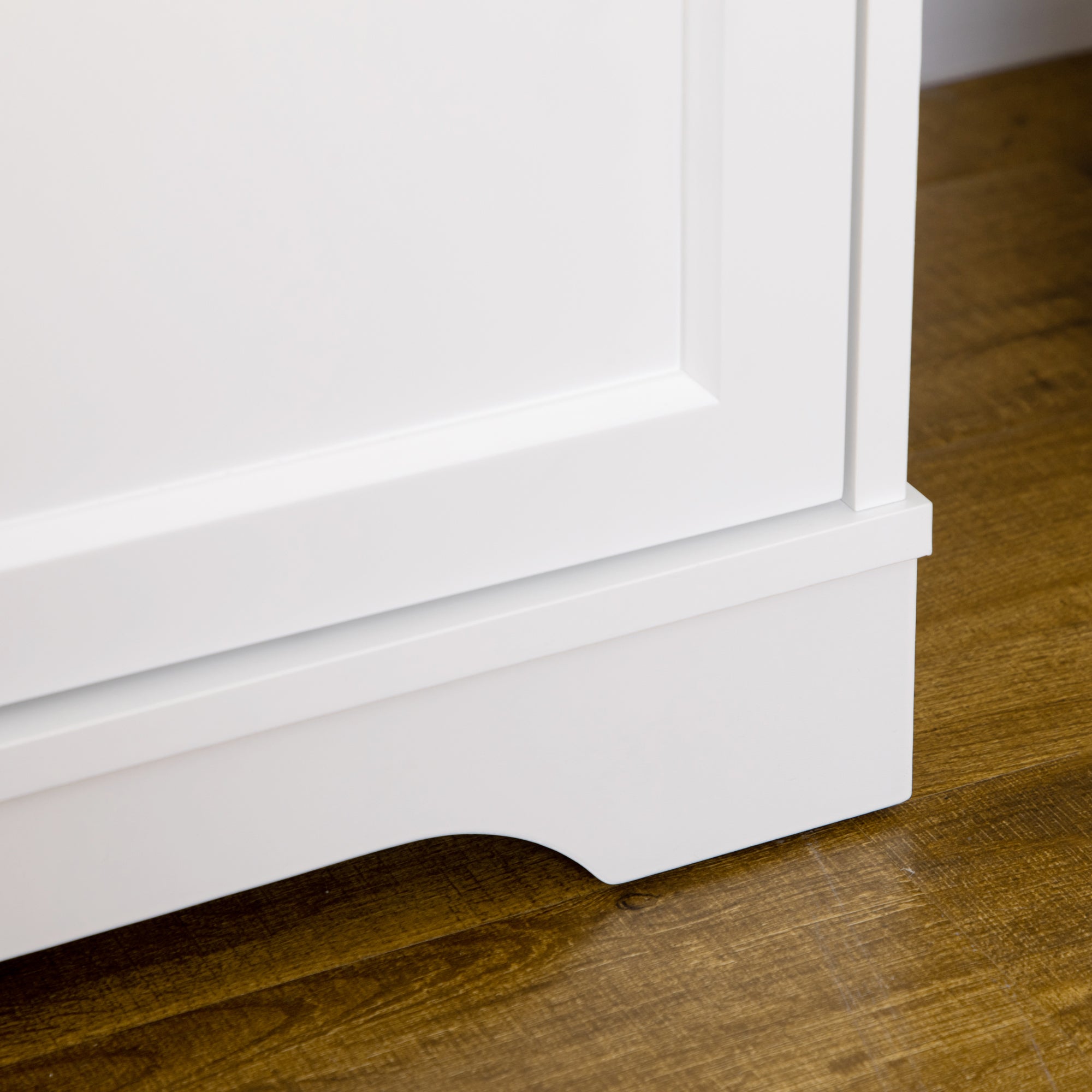 Kitchen Sideboard Buffet Cabinet with 3 Adjustable Height for Dining Room, White - HOMCOM