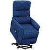 Electric Power Lift Chair with 135° Recline & Remote Control for Elderly Comfort, Dark Blue