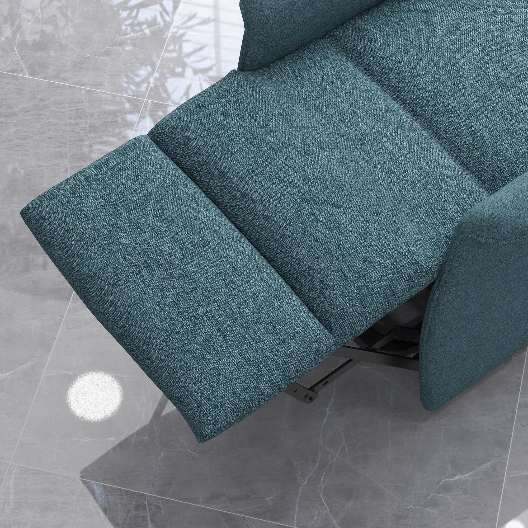 Electric Power Lift Chair with 135° Recline & Remote Control for Elderly Comfort, Blue