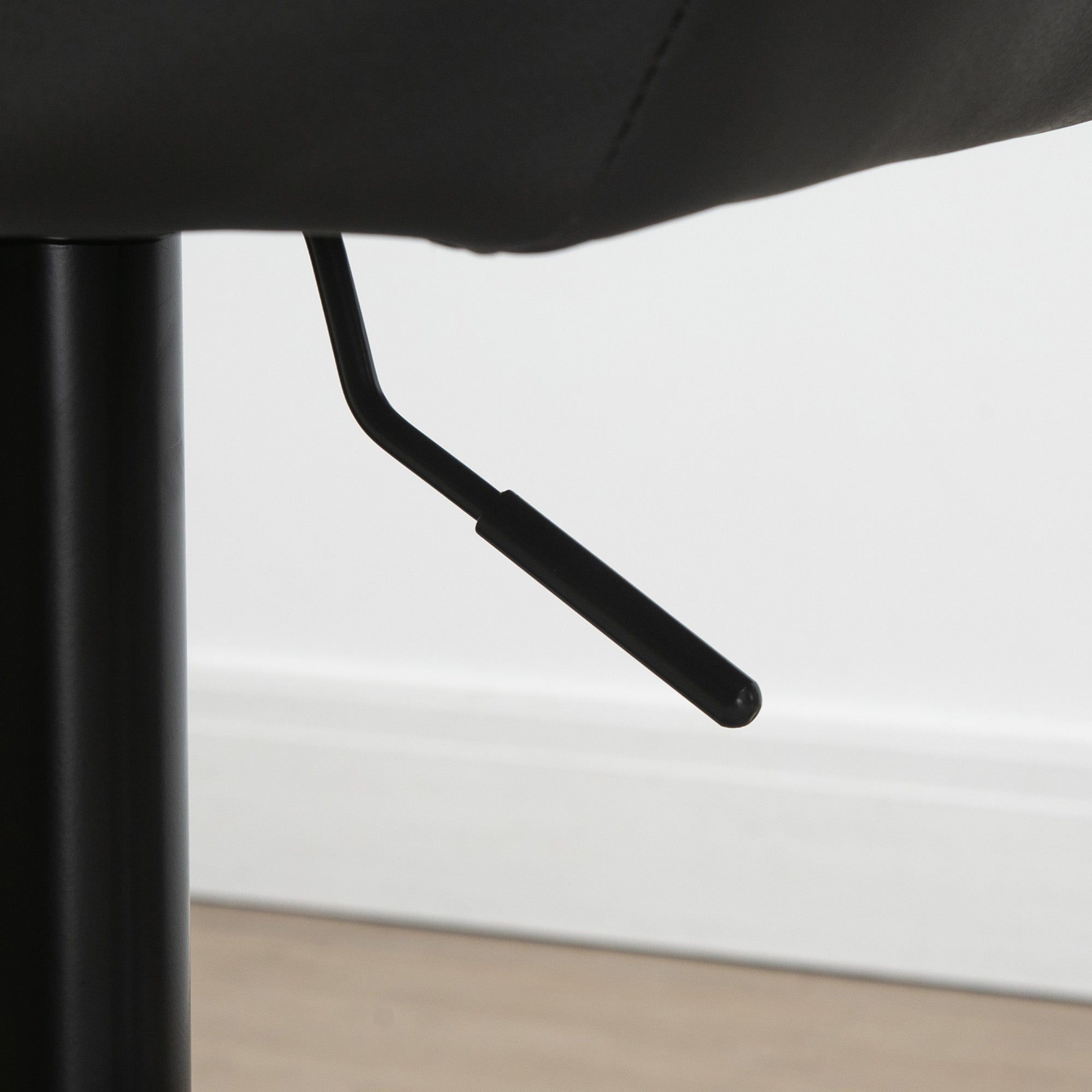 HOMCOM Adjustable Bar Stools Set of 2, Swivel Tufted Linen Fabric Barstools with Footrest and Armrests, Bar Chairs for Kitchen Counter and Dining Room, Grey