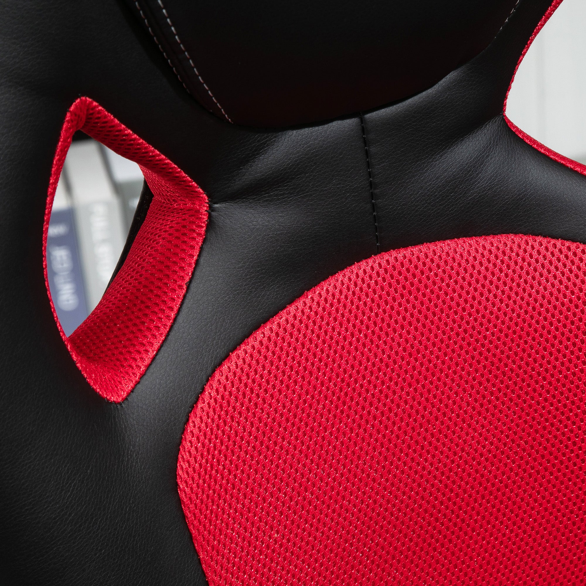 Vinsetto High-Back Gaming Chair Faux Leather Swivel Computer Racing Gamer Desk Chair for Home Office with Wheels, Red