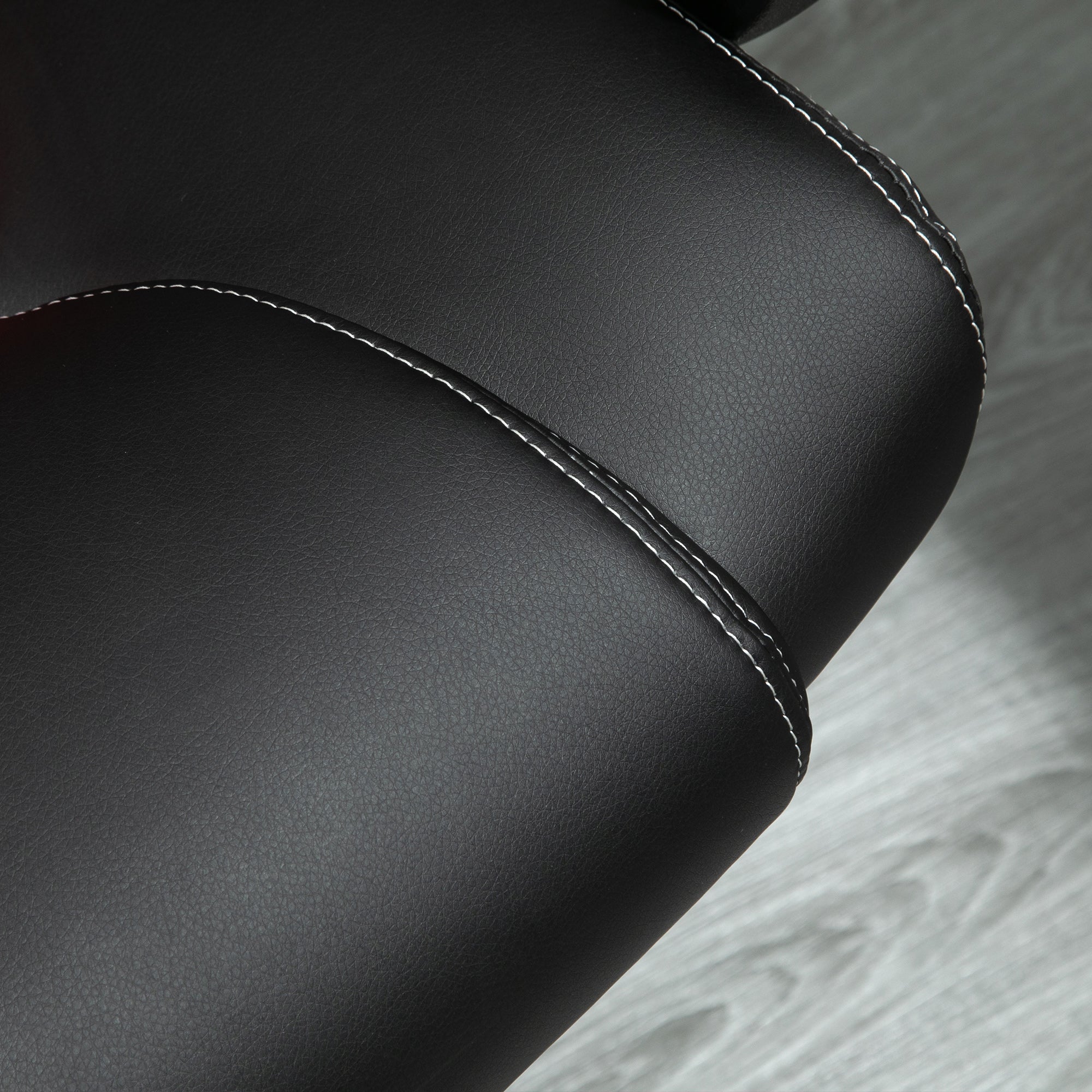 Vinsetto High-Back Gaming Chair Faux Leather Swivel Computer Racing Gamer Desk Chair for Home Office with Wheels, Red