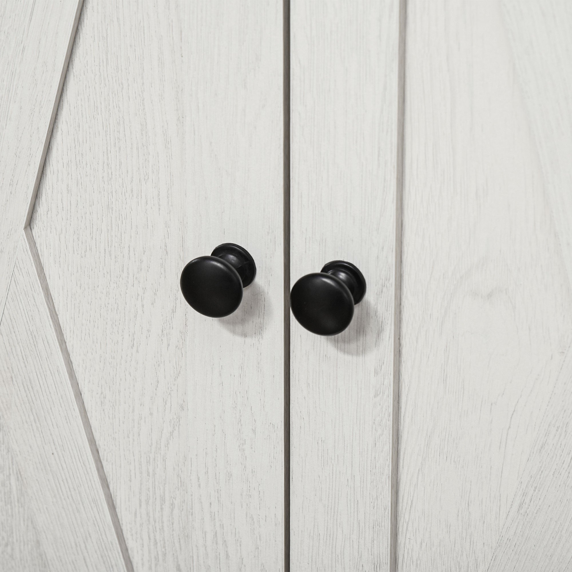 Farmhouse Sideboard Storage Cabinet with Doors and Drawer, 23.5"x11.75"x34.5", White