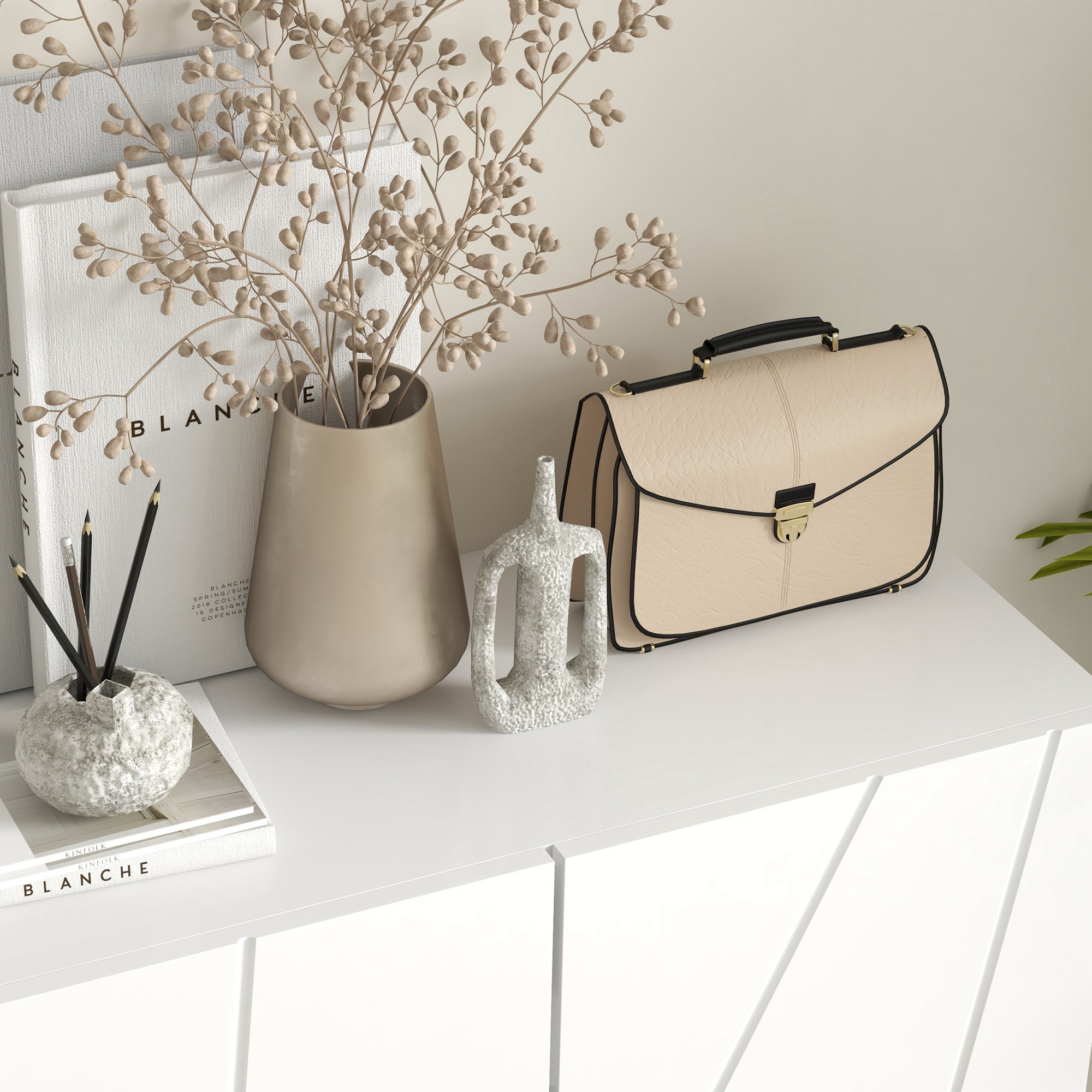 HOMCOM Narrow Shoe Cabinet with High Gloss, Slim Shoe Storage Cabinet with Soft-Close Hinges and Adjustable Shelves for 15-20 Pairs of Shoes, White