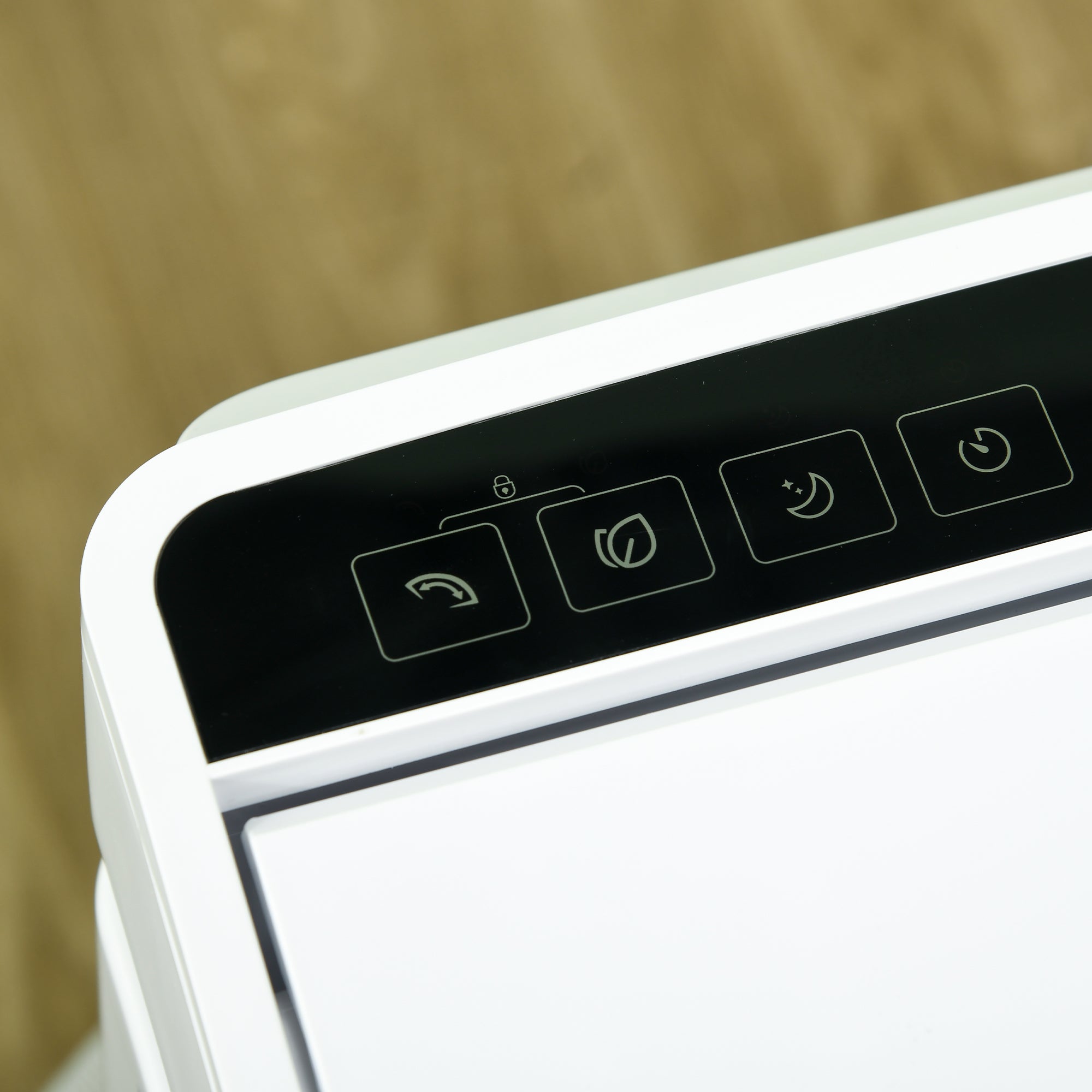 HOMCOM 16L/Day Dehumidifier with Air Purifier and HEPA Filter, UVC, Ioniser, 5.5L Water Tank, 24H Timer, for Home Damp, Condensation, Mould and Laundry Drying, White